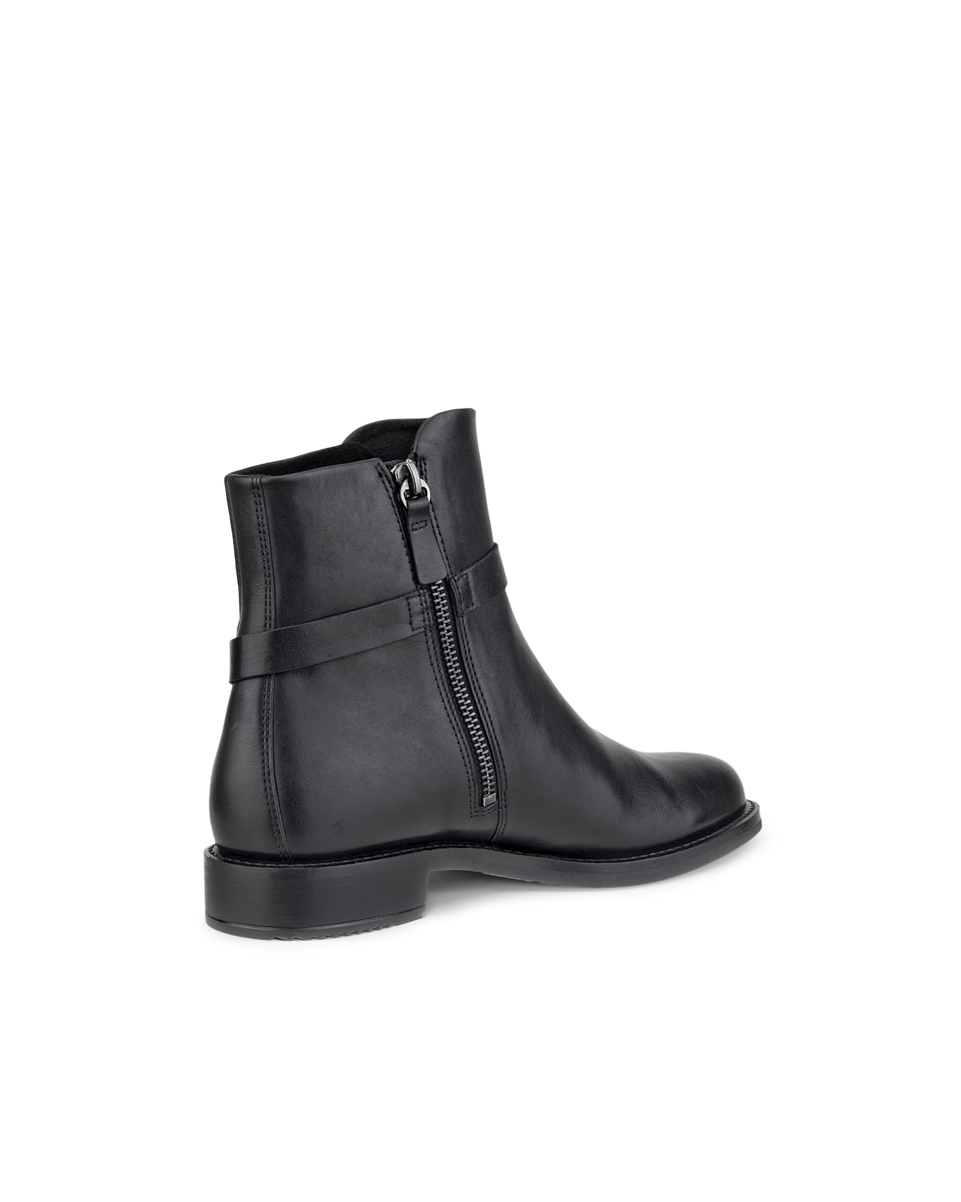 Women's ECCO® Sartorelle 25 Leather Mid-Cut Boot - Black - Back