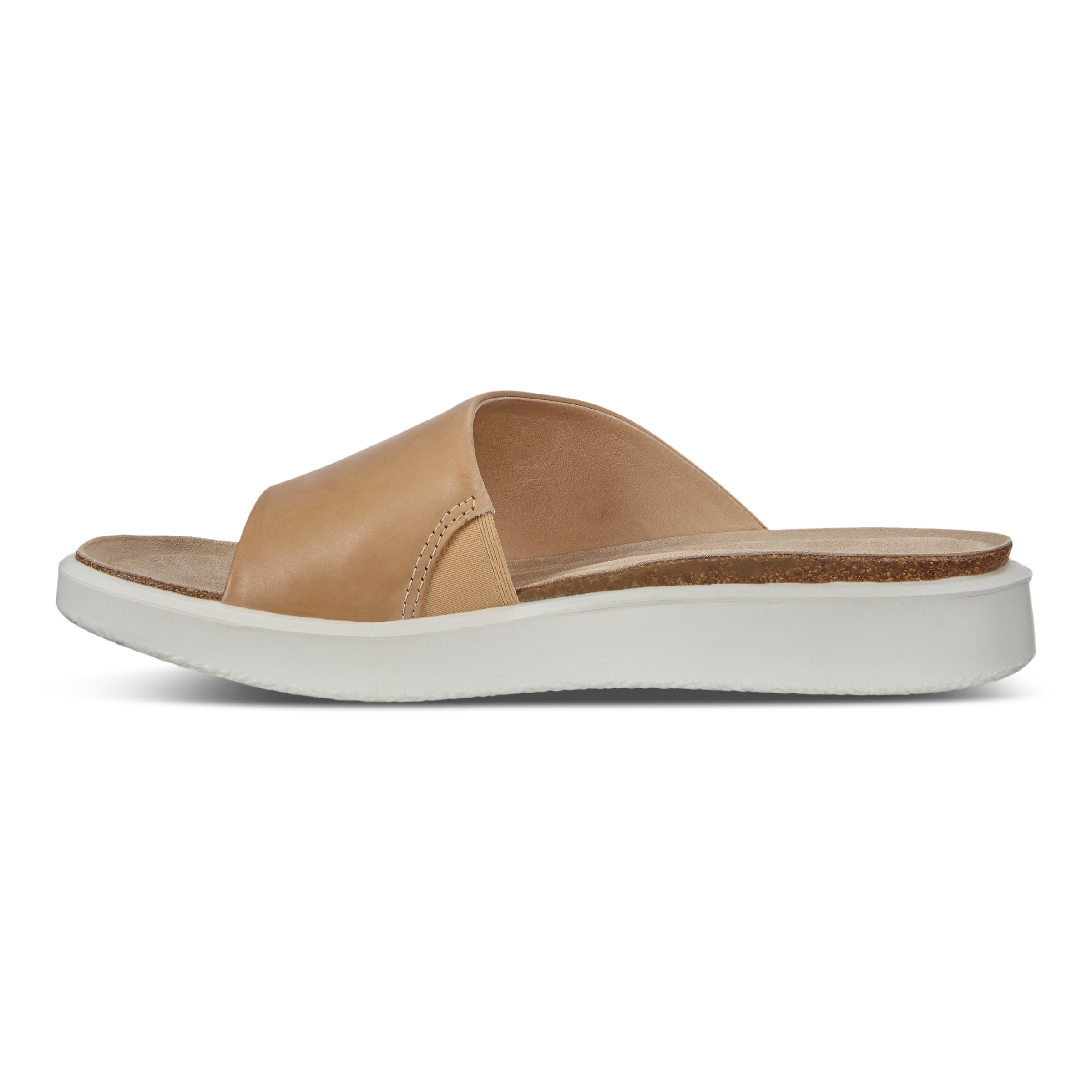 ECCO Corksphere Women's Slip-on Sandals - Beige - Inside