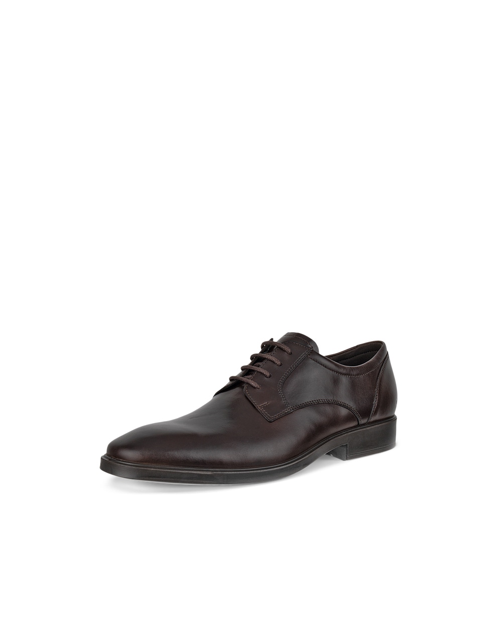 Men's ECCO® Metropole Milan Leather Derby Shoe - Brown - Main