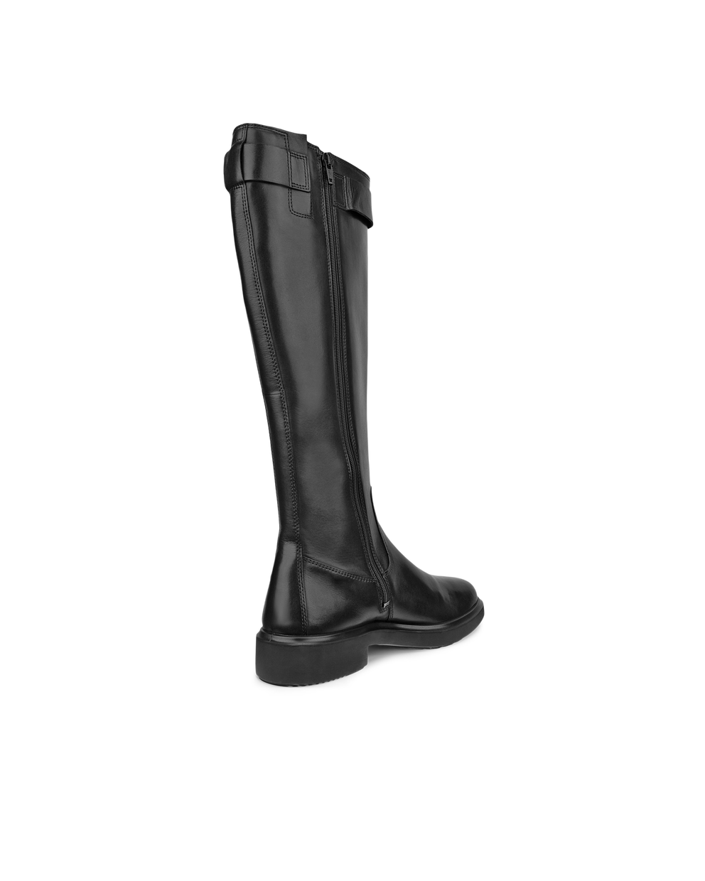 ECCO® Metropole Amsterdam bottes hautes en cuir pour femme - Noir - Back