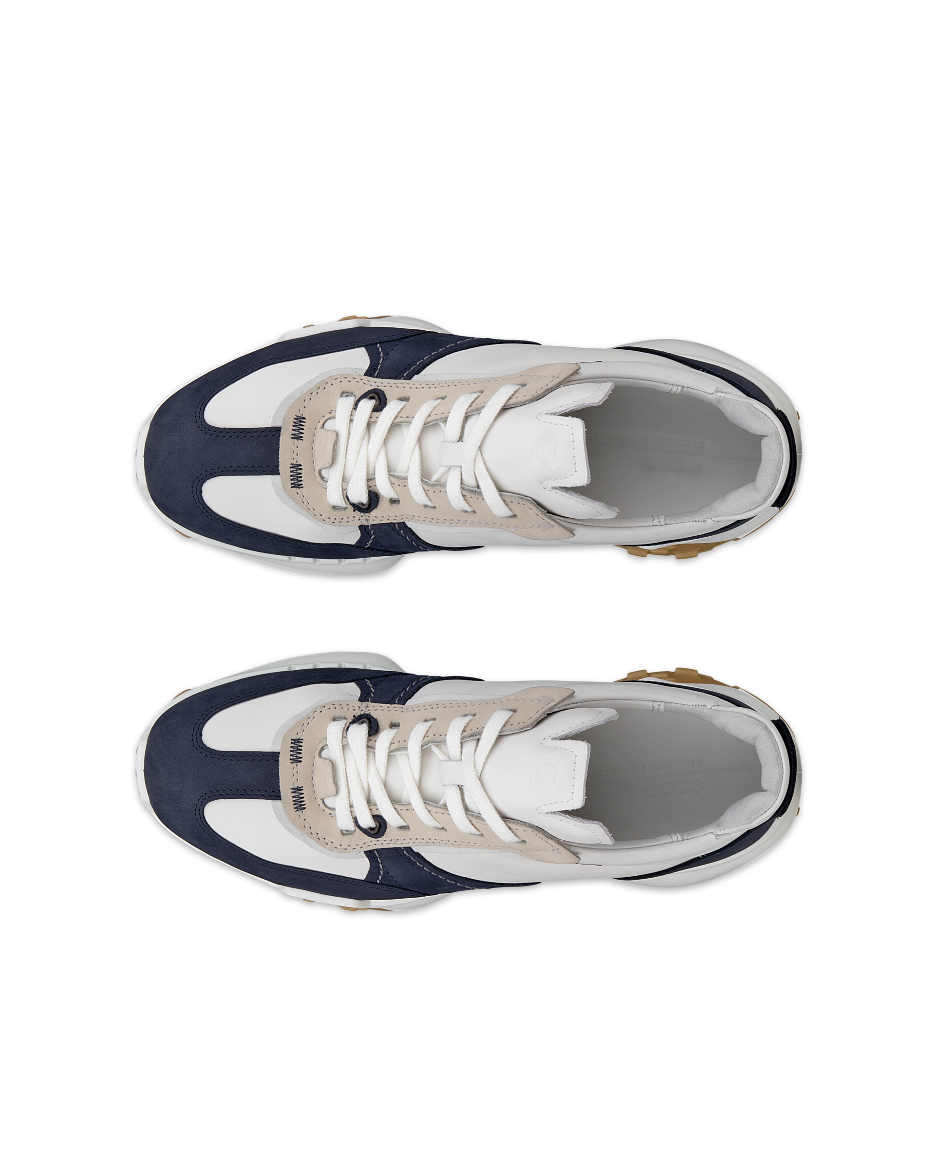 Zapatillas de piel ECCO® Retro Sneaker para hombre - Multicolor - Top left pair