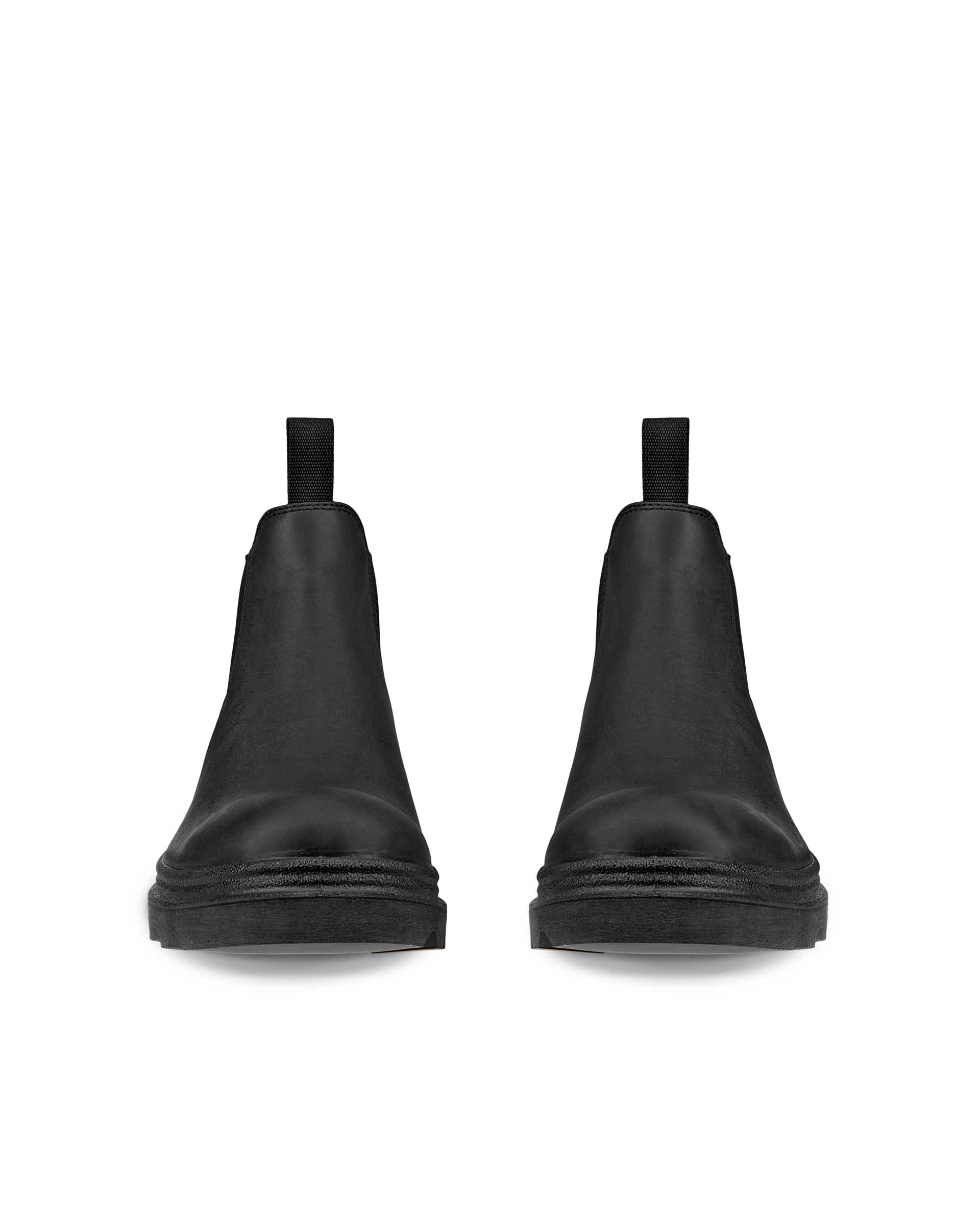 ECCO Grainer Mens Chelsea Boots - Black - Front pair