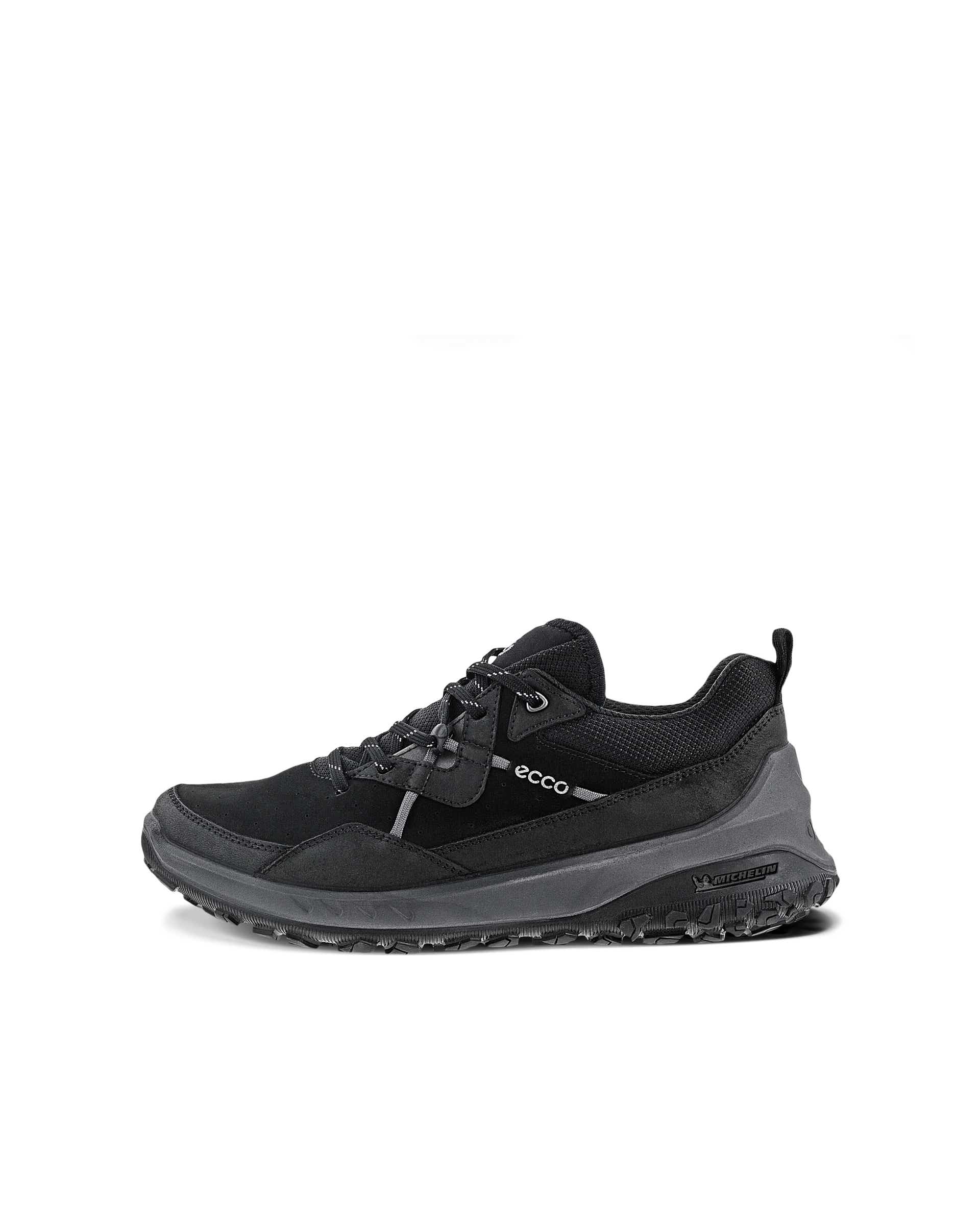 ECCO ULT-TRN Low ウィメンズ ヌバックハイキングシューズ - 黒 - Outside