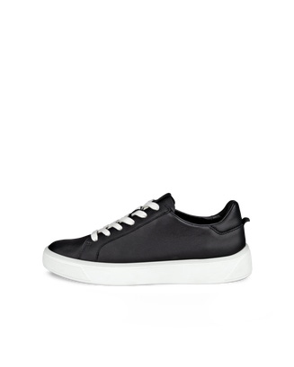 ECCO Women Street Tray Sneaker - Black - Outside