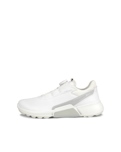 Women's ECCO® Golf BIOM H4 BOA Leather Gore-Tex Shoe - White - Outside