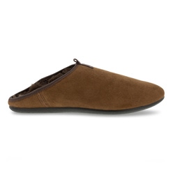 Men's ECCO® Easy Nubuck Slipper - Brown - Outside