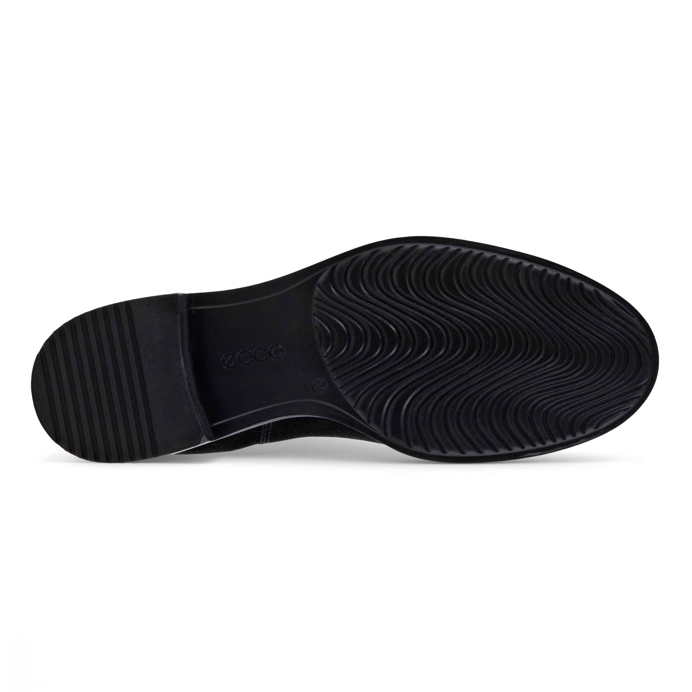 ECCO Sartorelle 25 ウィメンズ スエードチェルシーブーツ - 黒 - Sole