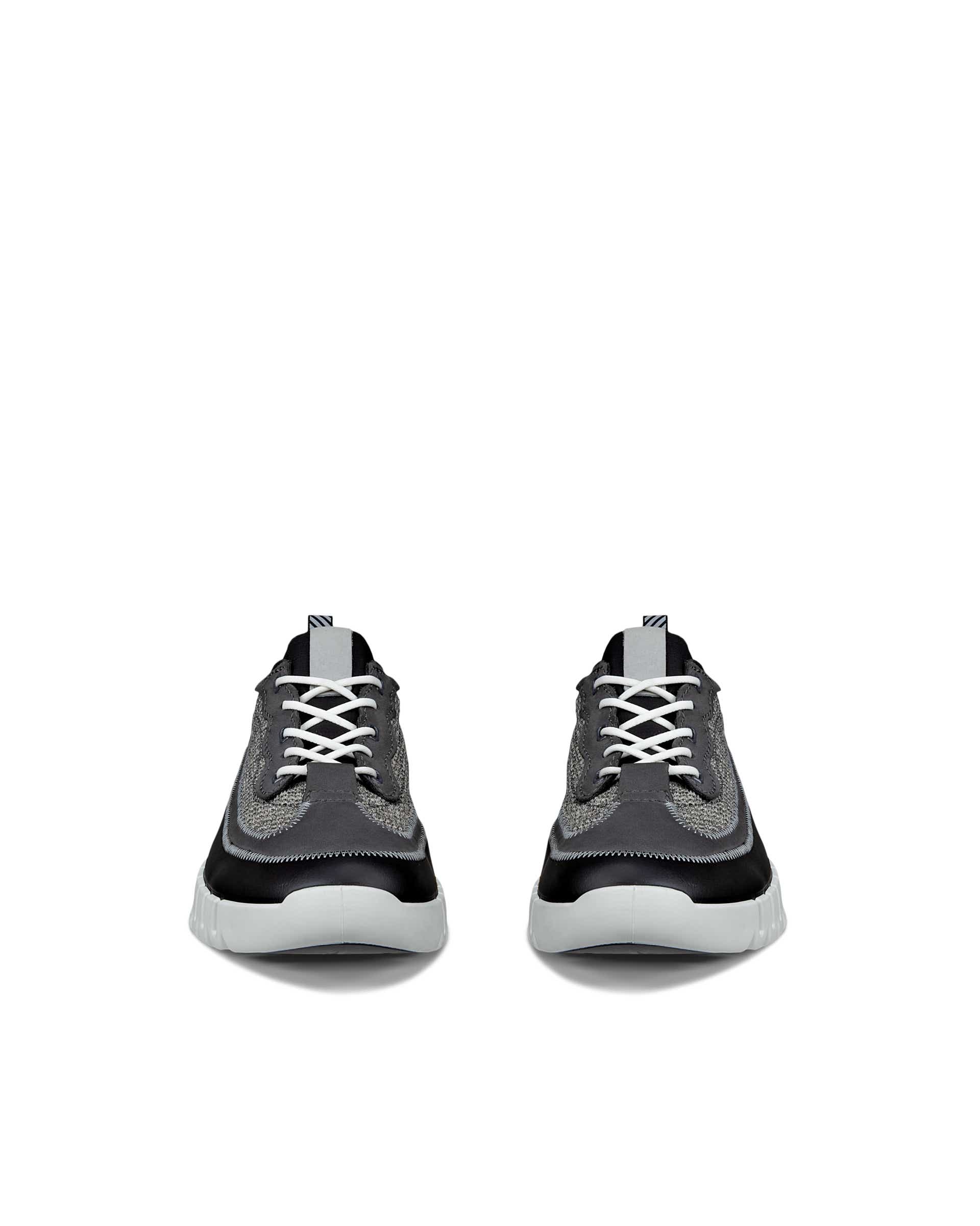 Pánské kožené tenisky ECCO® GRUUV - Černá - Front pair