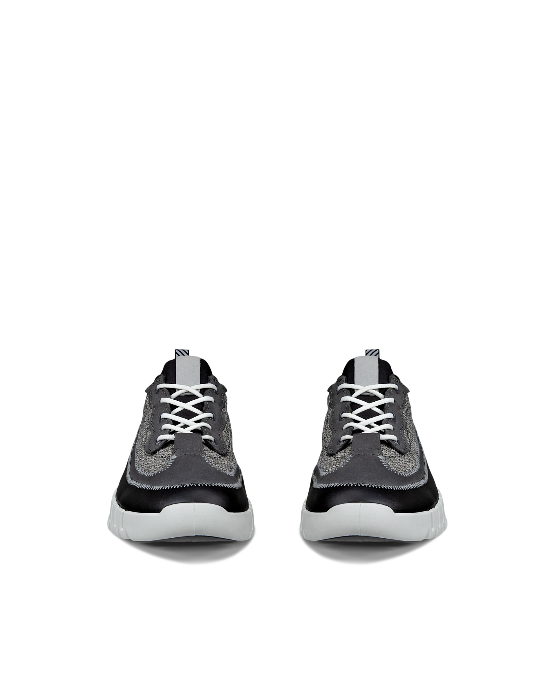 Pánské kožené tenisky ECCO® GRUUV - Černá - Front pair