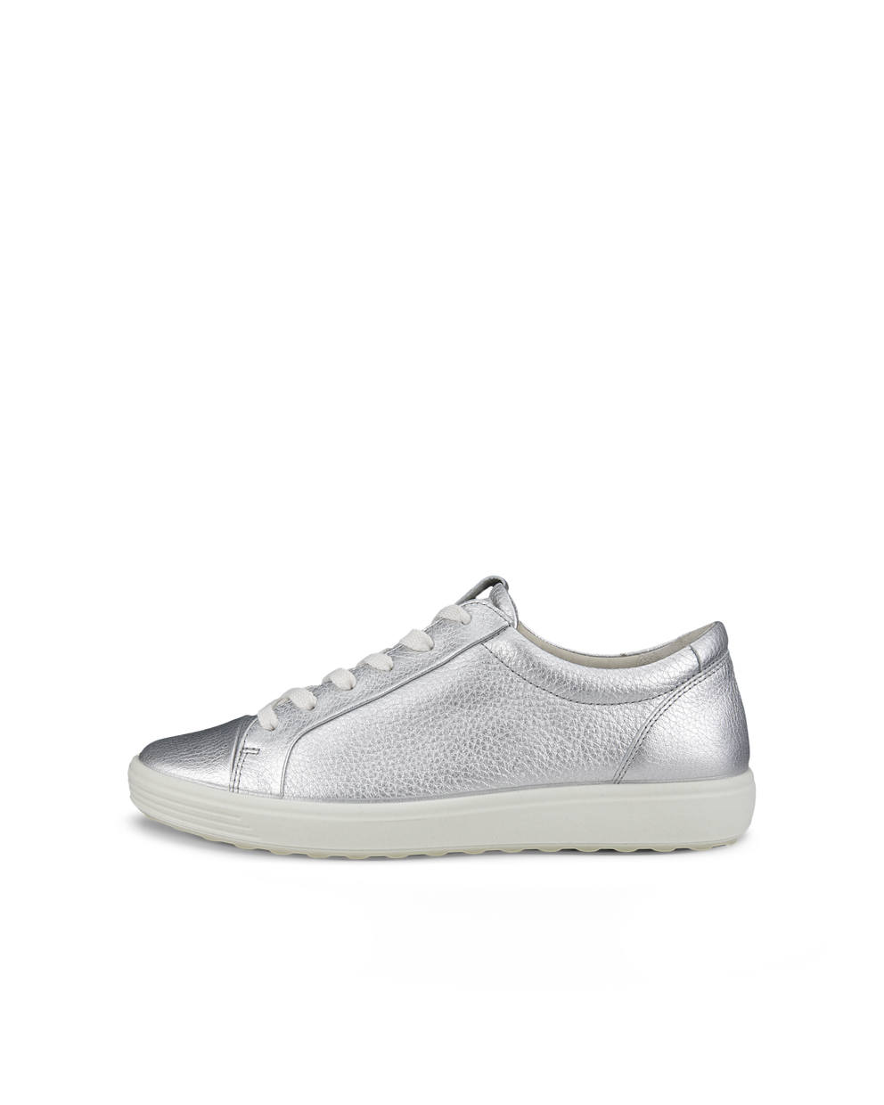 Women's ECCO® Soft 7 Leather Sneaker - Metallics - Outside