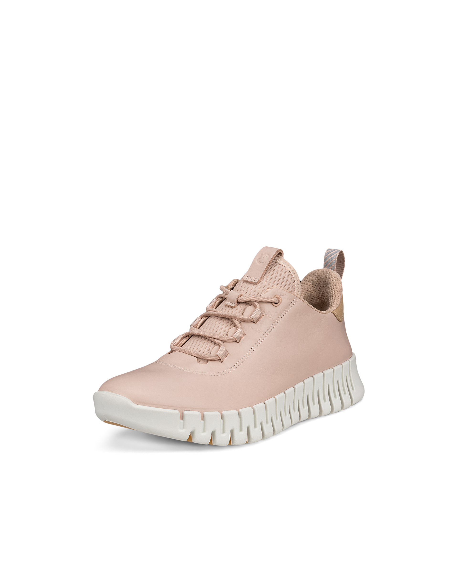 ECCO® Gruuv baskets en cuir pour femme - Rose - Main