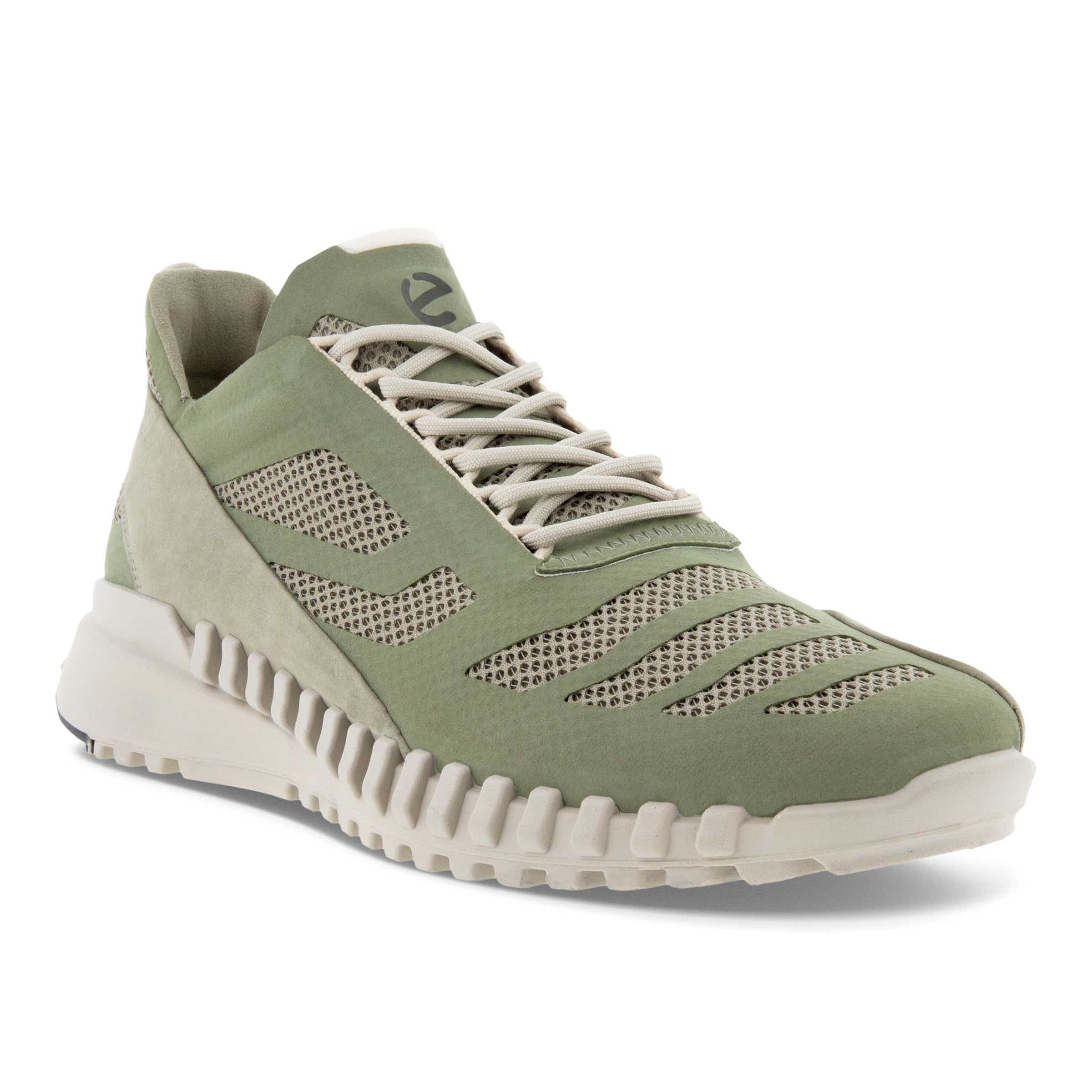 ECCO Zipflex メンズ テキスタイルスニーカー - グリーン - Main