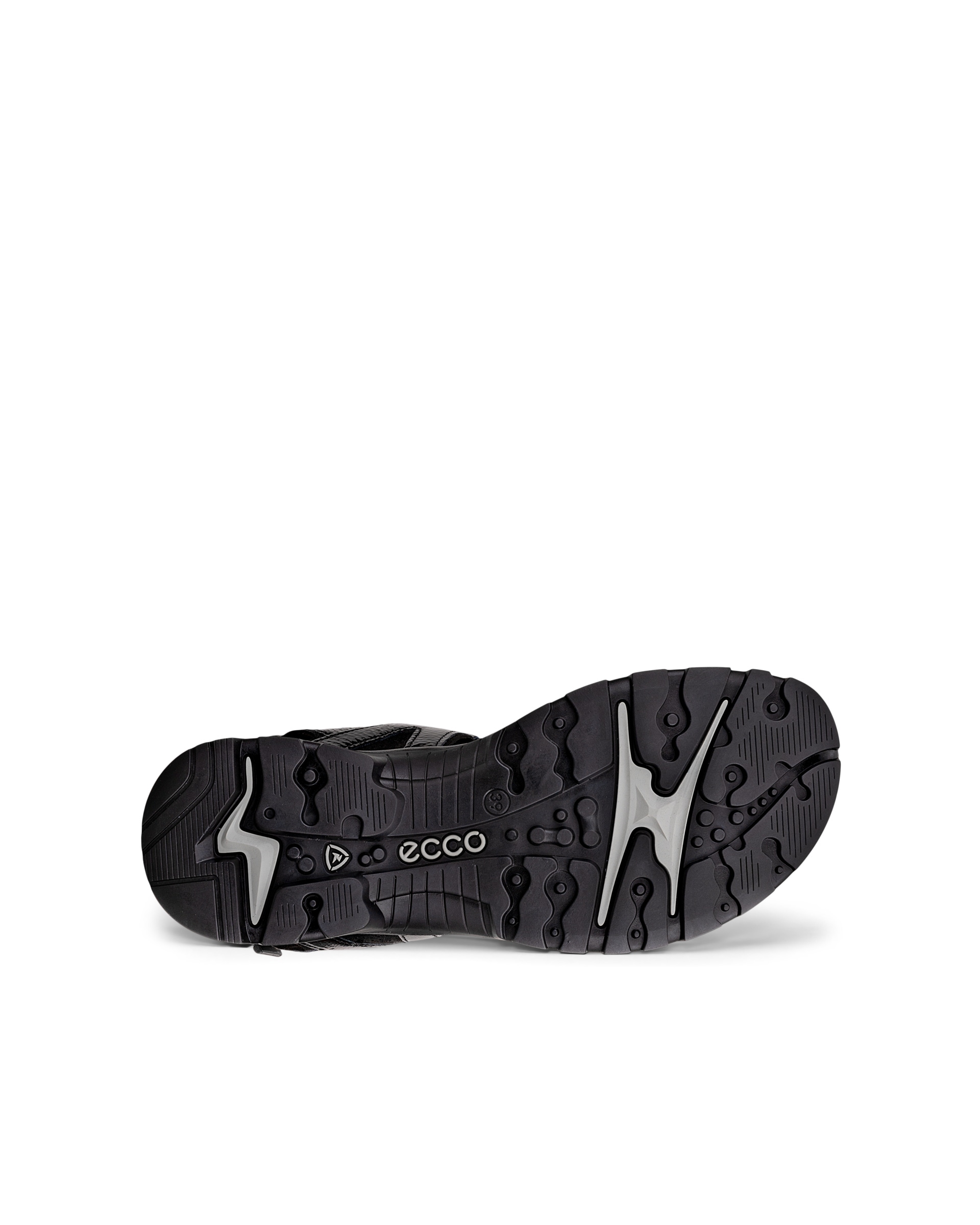 Women's ECCO® Offroad Leather Hiking Sandal - Black - Sole