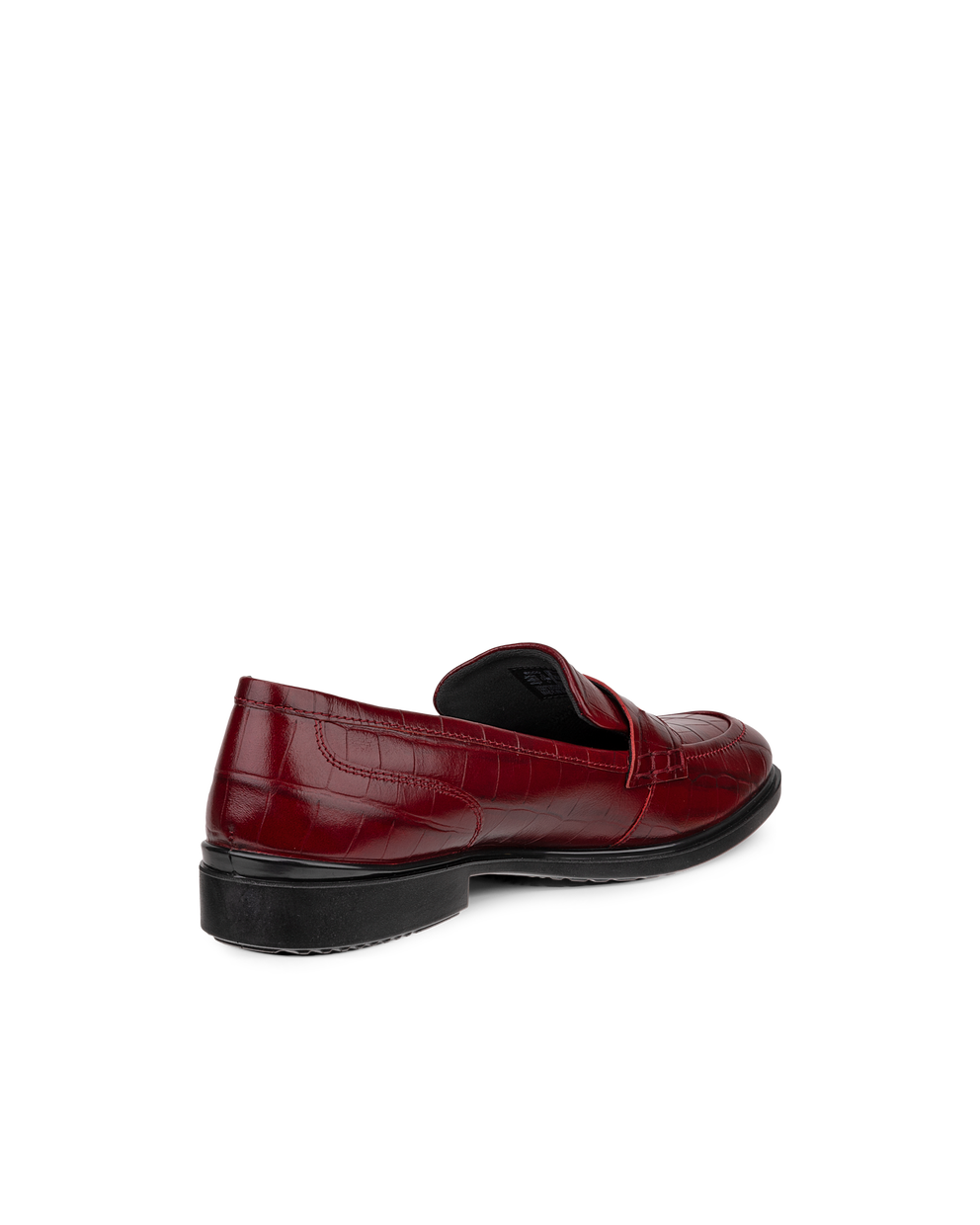 Women's ECCO® Dress Classic 15 Leather Loafer - Red - Back