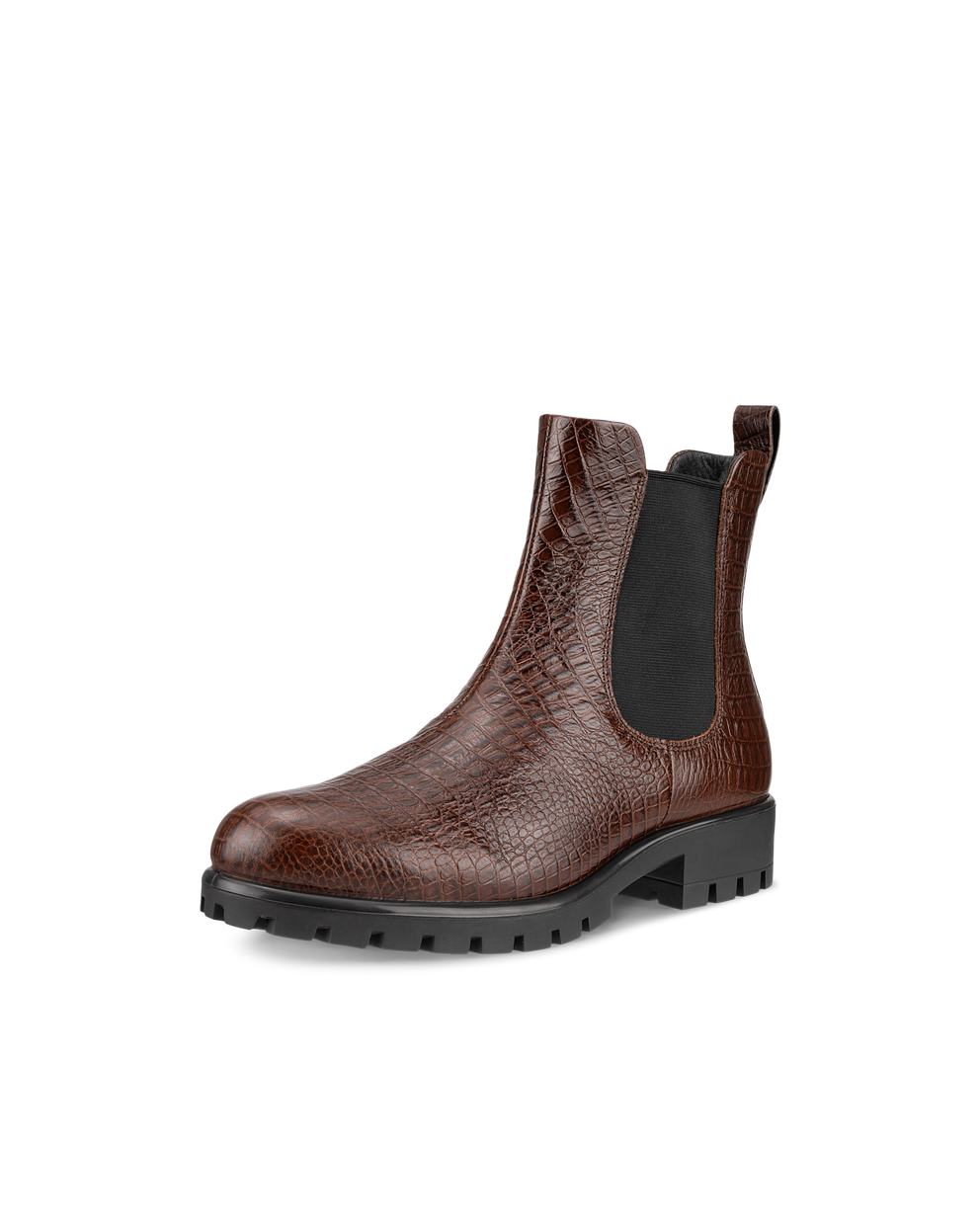 Botas Chelsea de piel ECCO® Modtray para mujer - Marrón - Main