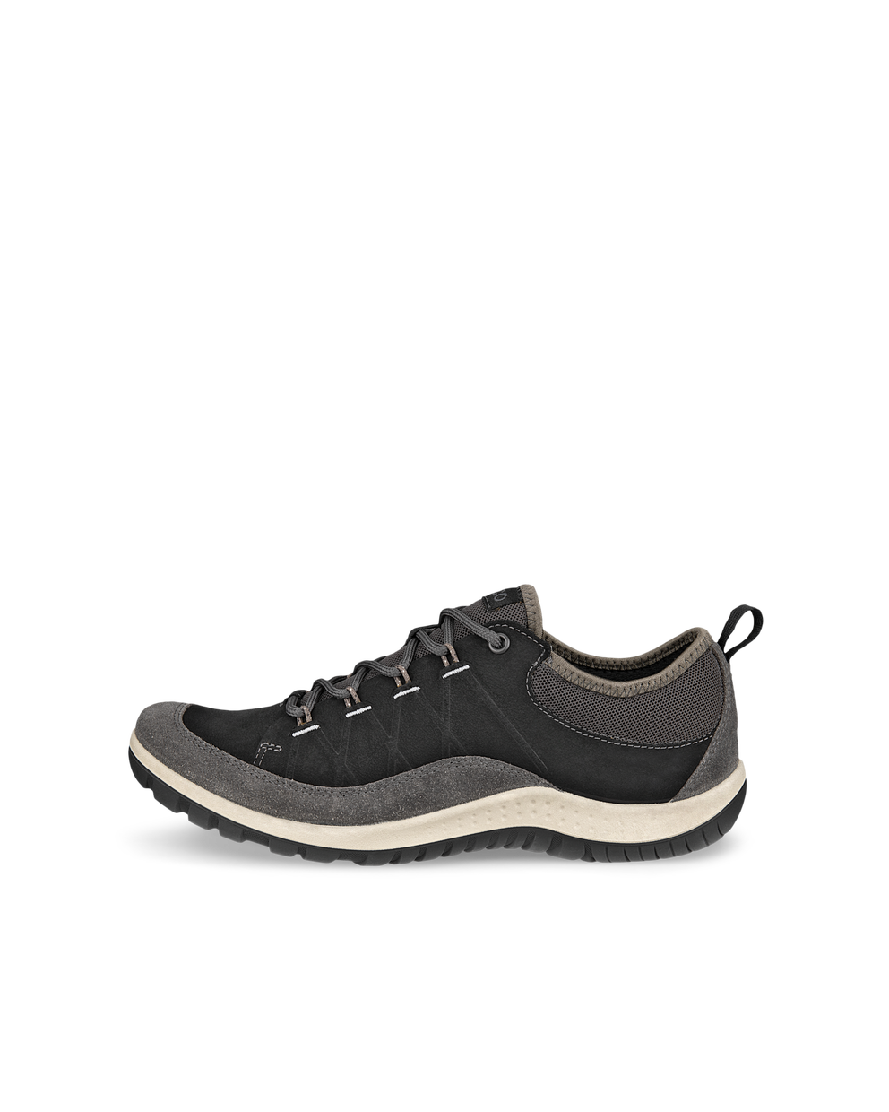 ECCO® Aspina baskets en nubuck pour femme - Noir - Outside