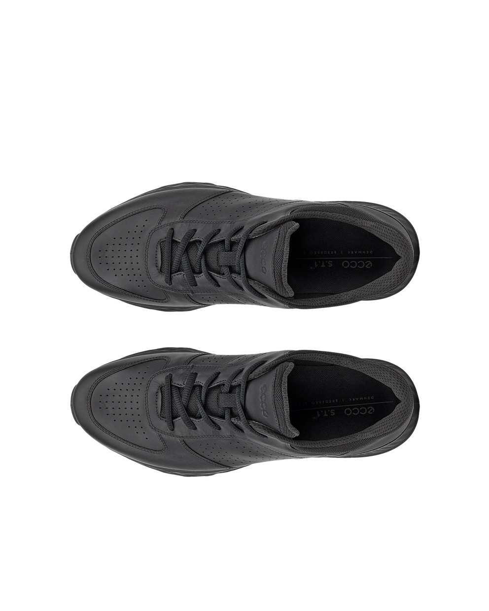 Zapatillas de montaña de piel ECCO® Exostride para hombre - Negro - Top left pair