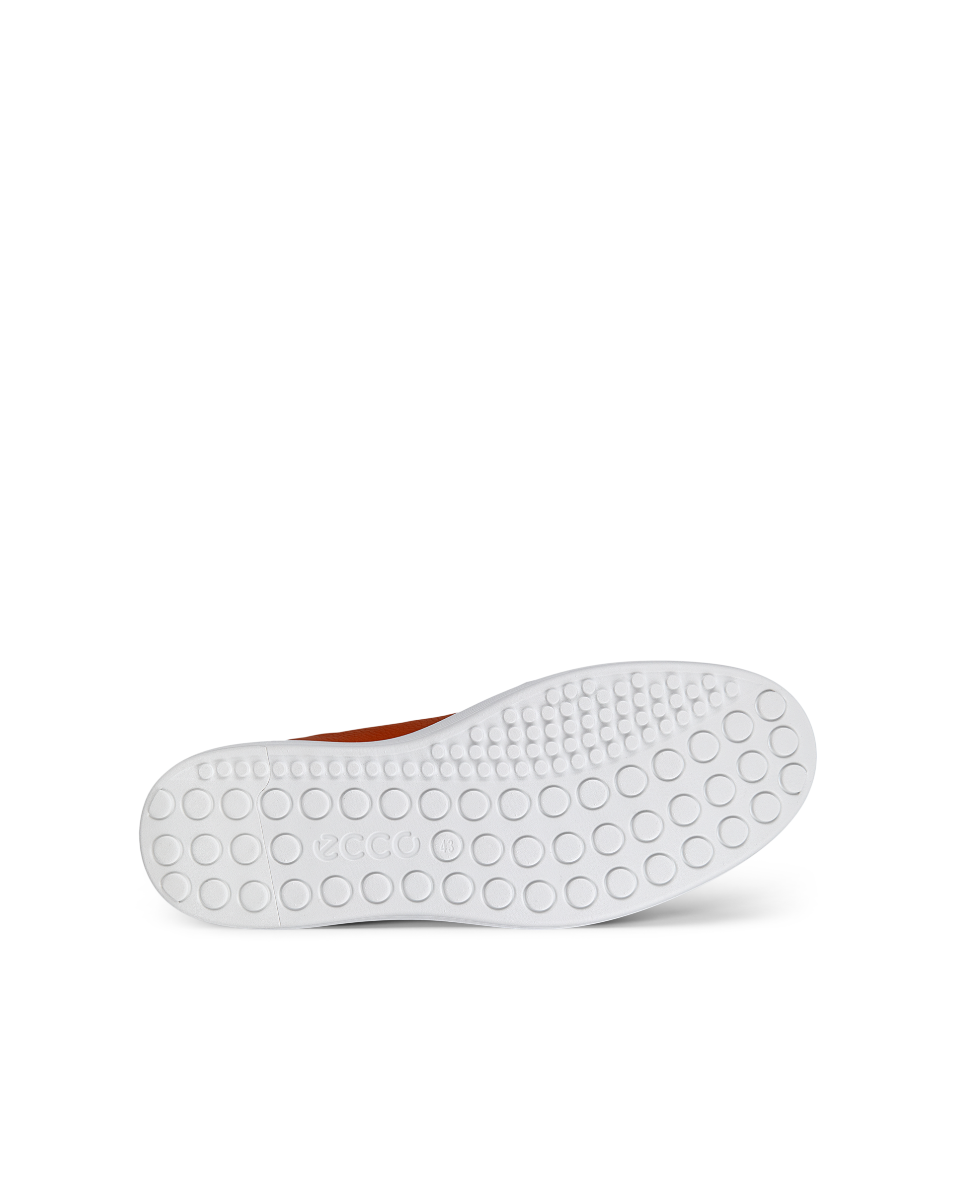 ECCO® Soft 60 baskets en cuir pour homme - Orange - Sole