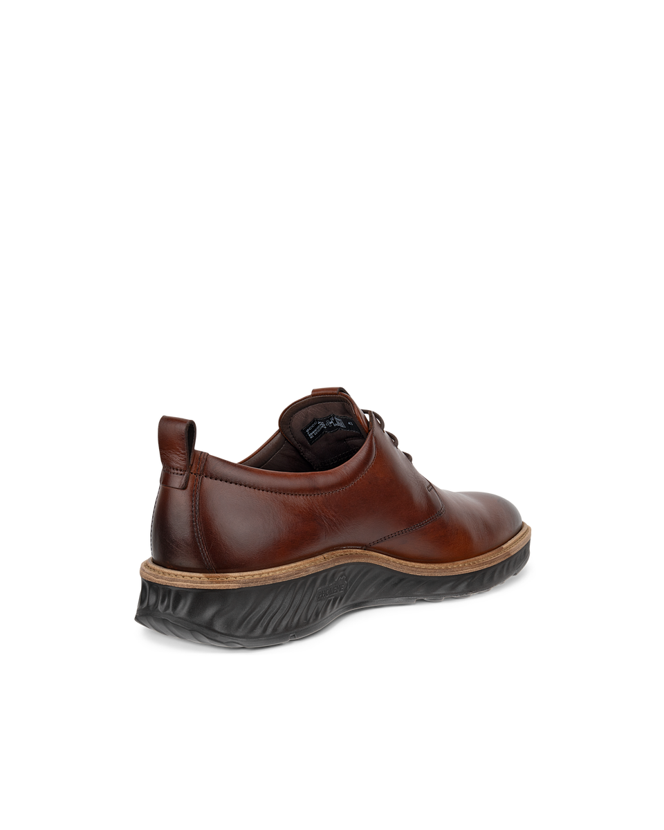 ECCO Men's ST.1 Hybrid Derby Shoes - Brown - Back