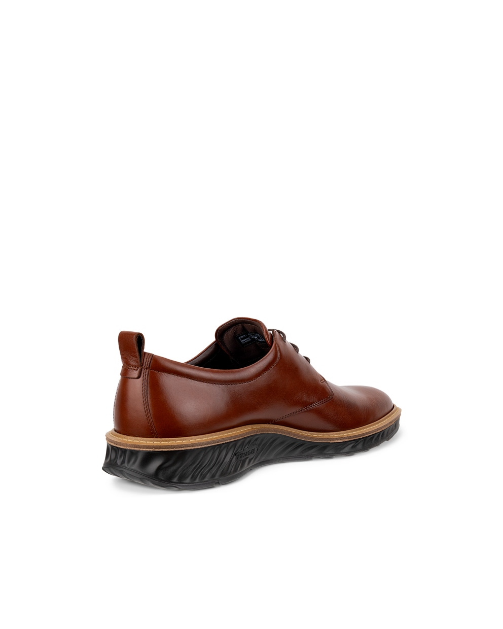 Men's ECCO® ST.1 Hybrid Leather Derby Shoe - Brown - Back