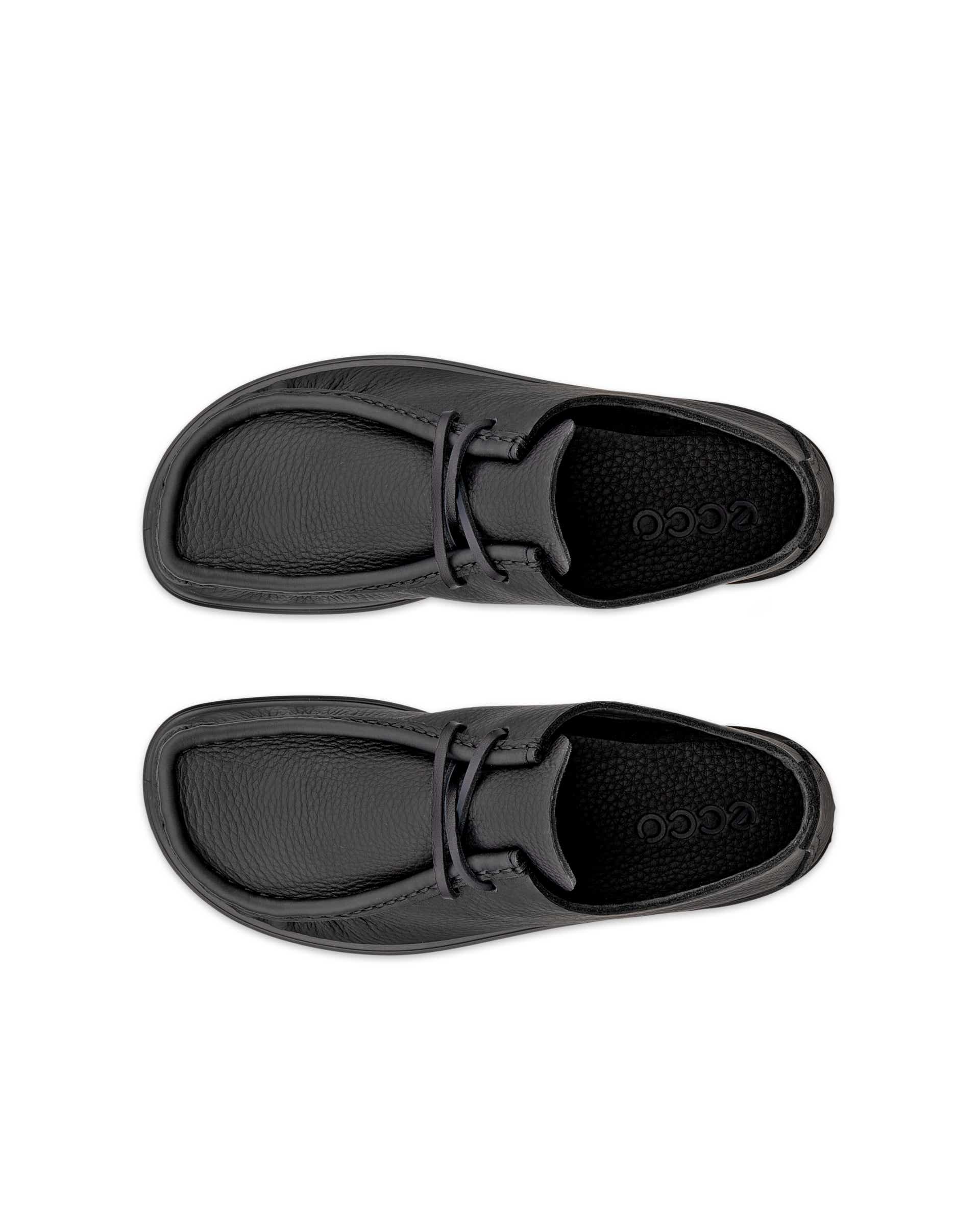 ECCO® JOKE chaussures à lacet en cuir pour homme - Noir - Top left pair