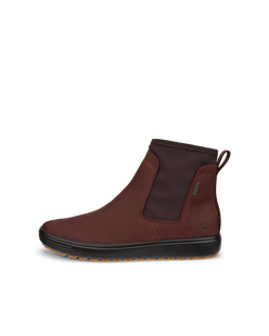 Women's ECCO® Soft 7 Tred Gore-Tex Chelsea Boot - Brown - Outside