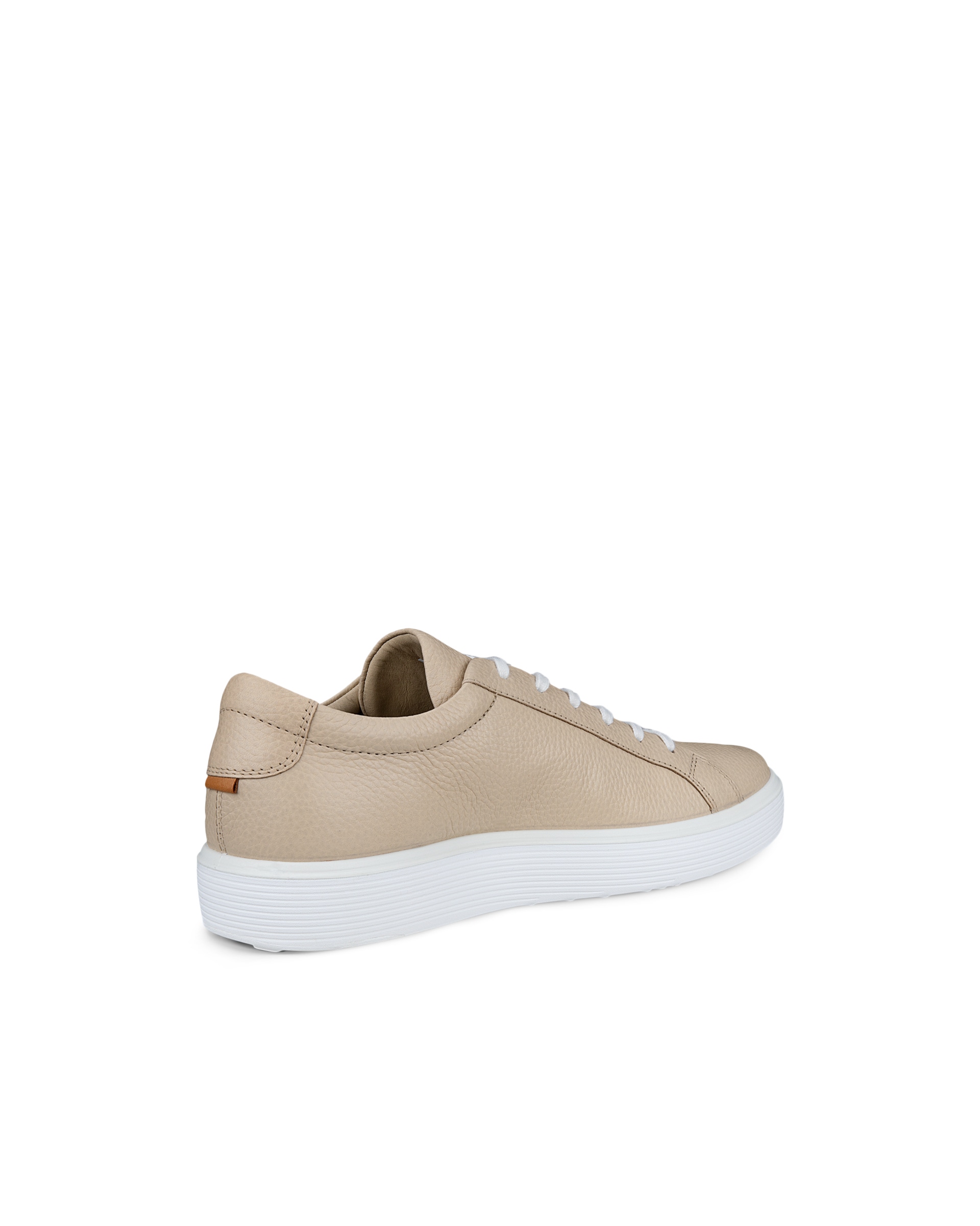 Men's ECCO® Soft 60 Leather Sneaker - Beige - Back