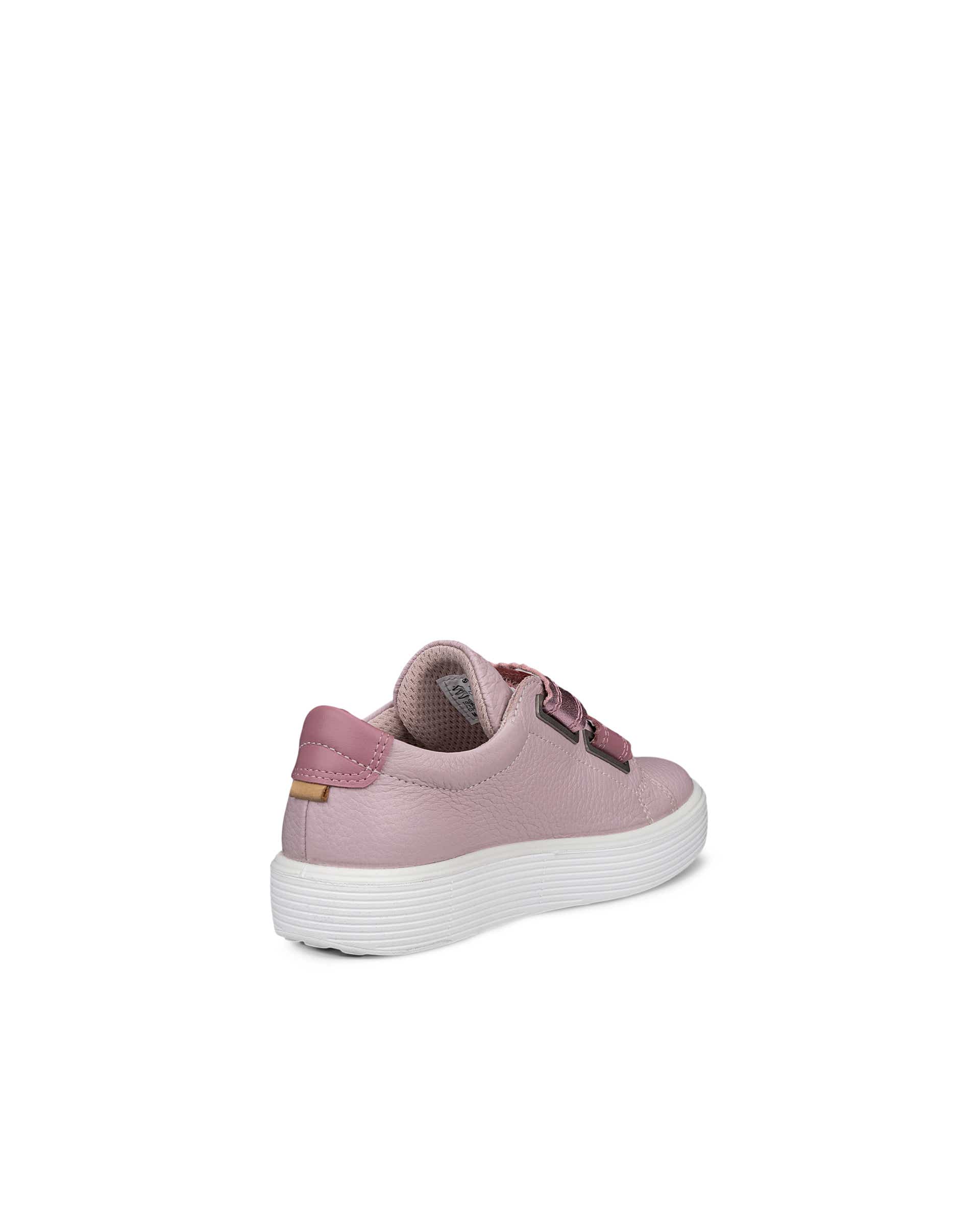 Detské kožené tenisky ECCO® SOFT 60 - Ružová - Back