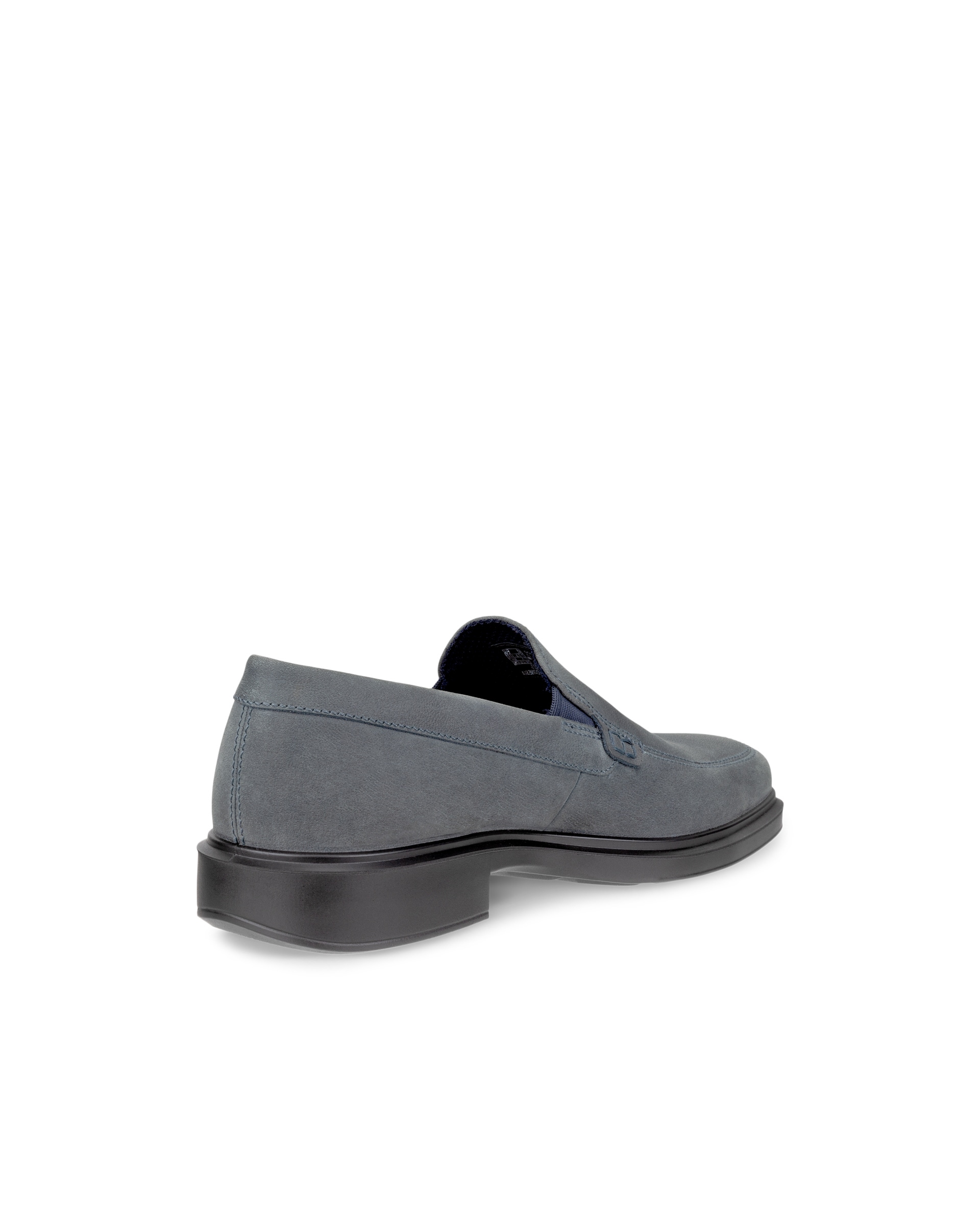 Men's ECCO® Helsinki 2 Nubuck Slip-On - Blue - Back