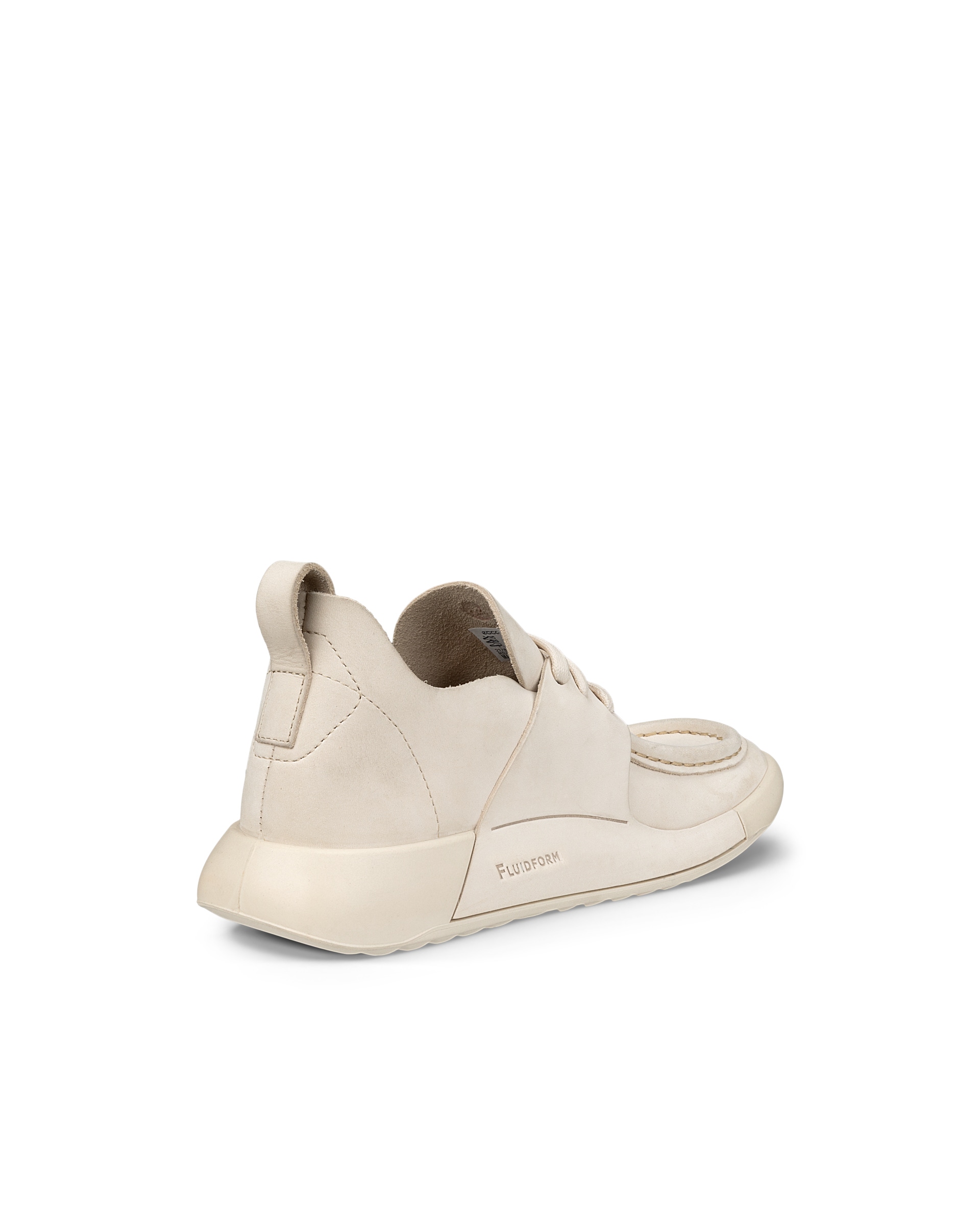 ECCO® Cozmo chaussures nubuck à bout mocassin pour femme - Beige - Back