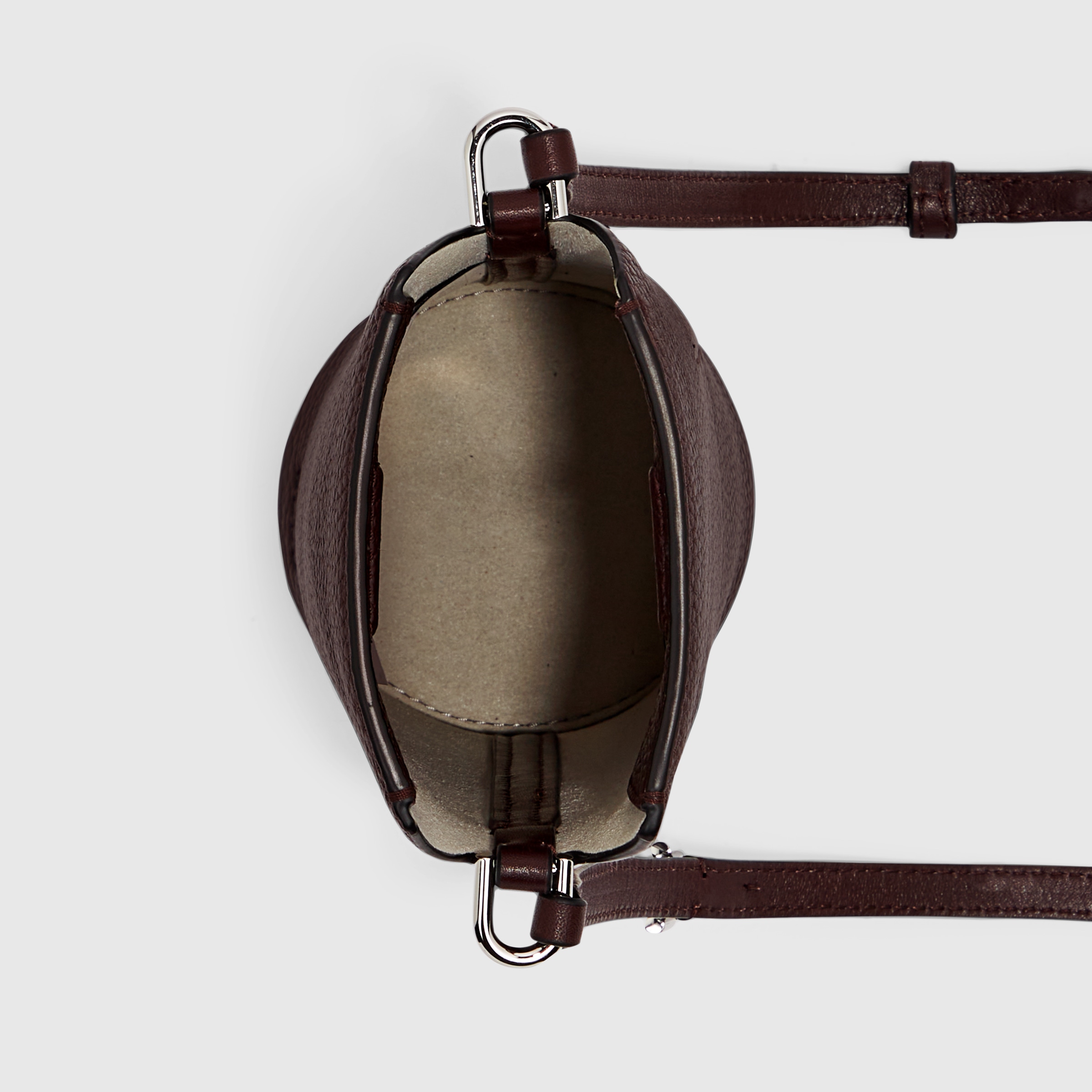 ECCOยฎ Pot Textureblock Leather Crossbody Bag - Brown - Birdeye