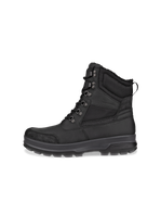 Men's ECCO® Rugged Track Nubuck Waterproof Boot - Black - Outside