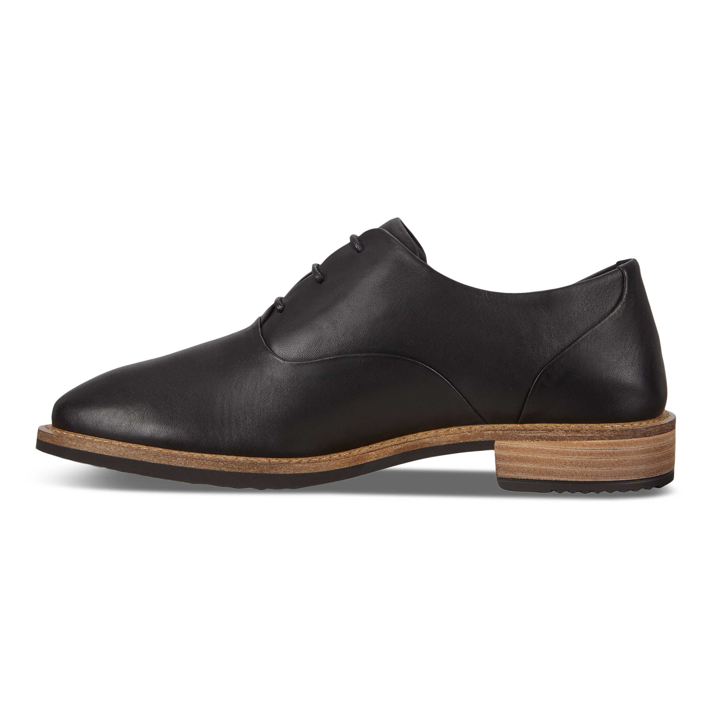 ECCO Sartorelle Tailored 25 ウィメンズ レザーダービーシューズ - ブラック - Inside