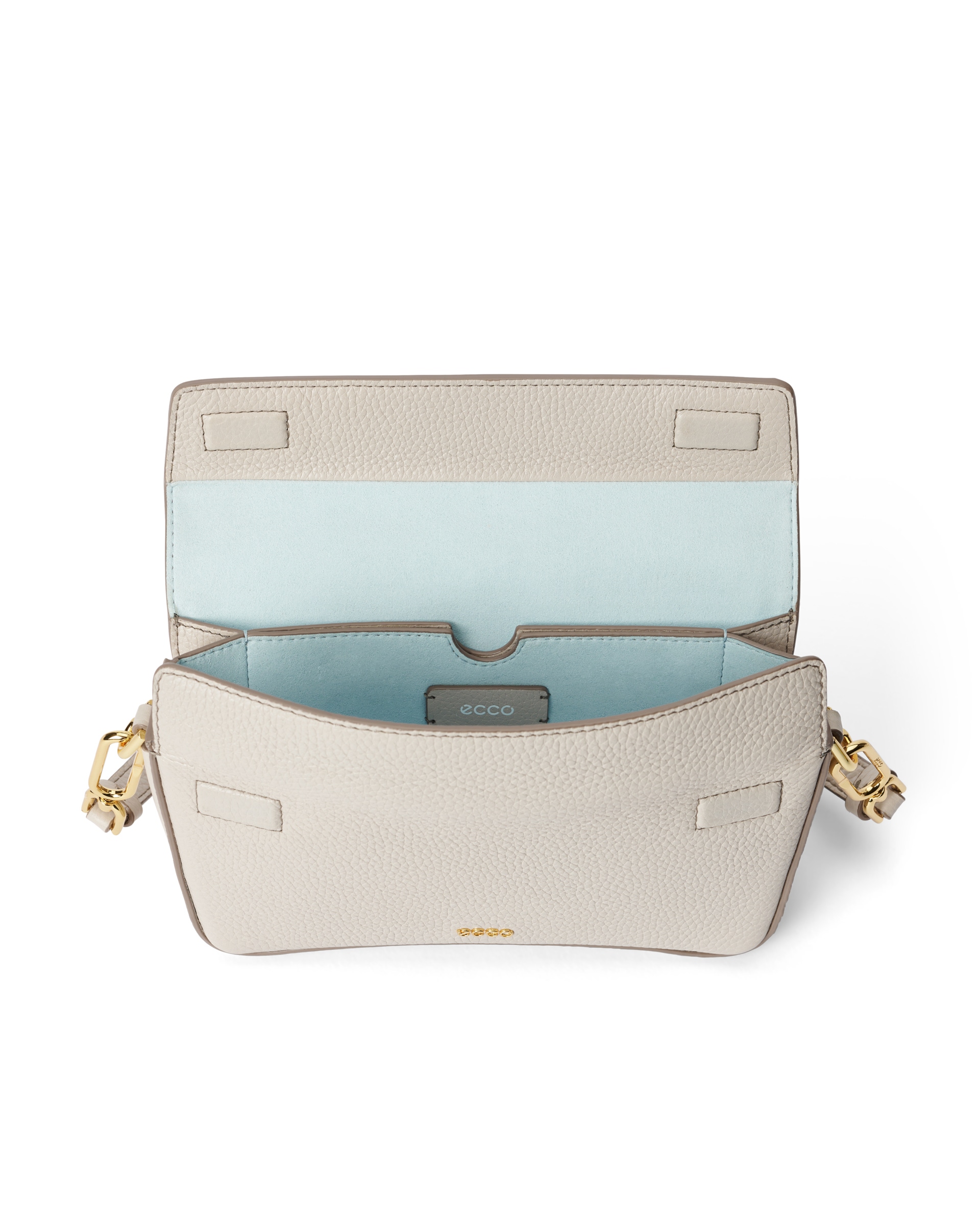 ECCO MEDIUM PINCH BAG - Beige - Inside