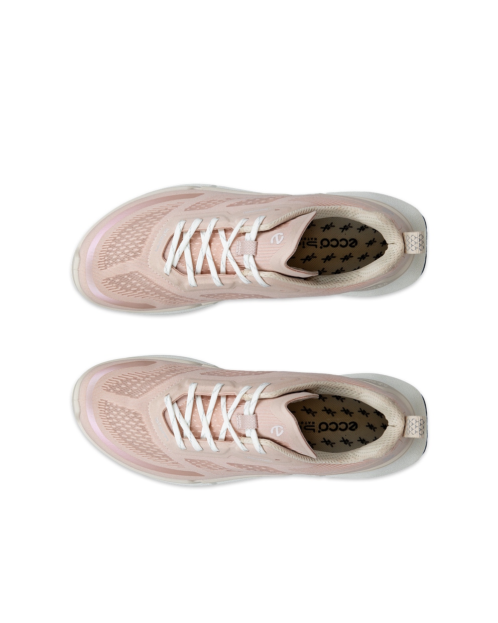 Women's ECCO® Biom 2.2 Textile Sneaker - Pink - Top left pair