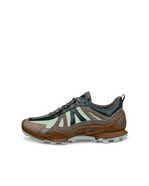 Women's ECCO® Biom C-Trail Retro Leather Sneaker - Green - Outside