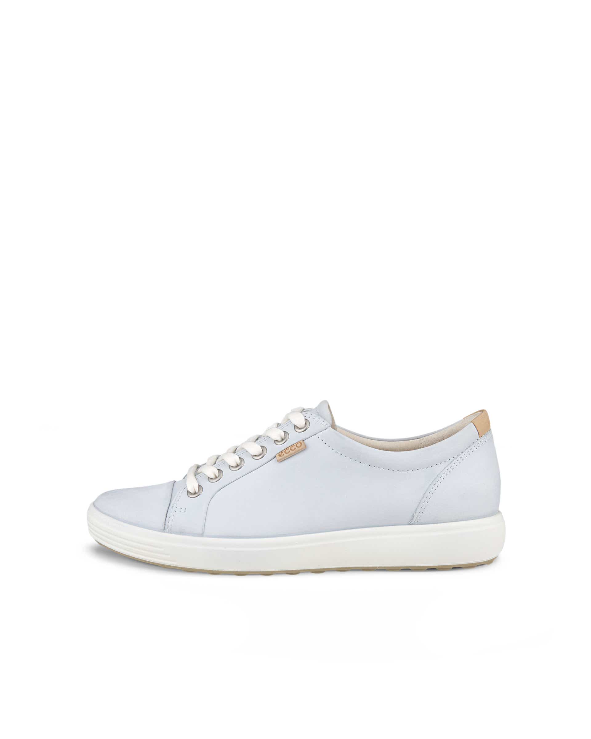 Zapatillas de nobuk ECCO® Soft 7 para mujer - Azul - Outside