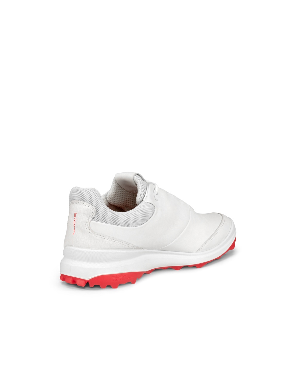 Zapatos golf de piel ECCO® Golf Biom Hybrid 3 para mujer - Blanco - Back