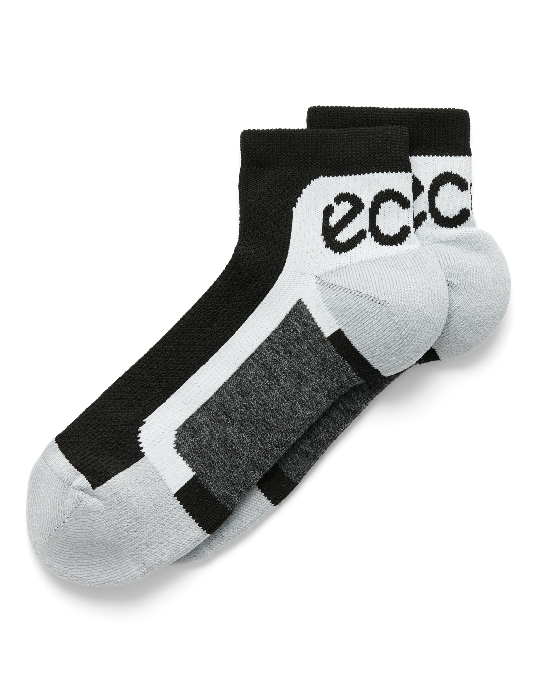 Unisex ECCO® Tech Sporty Functional Ankle Socks - Black - Main