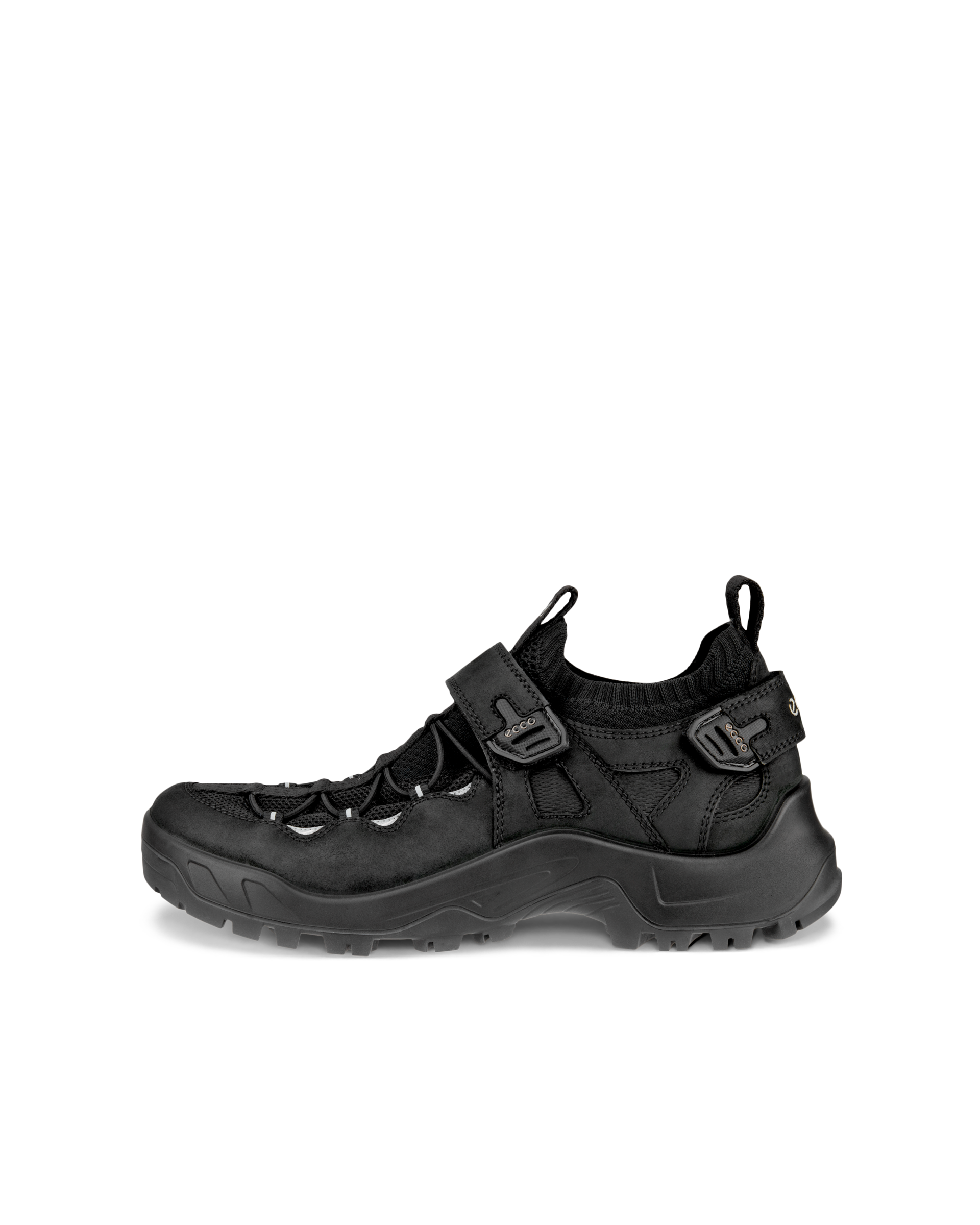 Men's ECCO® Offroad Nubuck Outdoor Shoe - Black - Outside