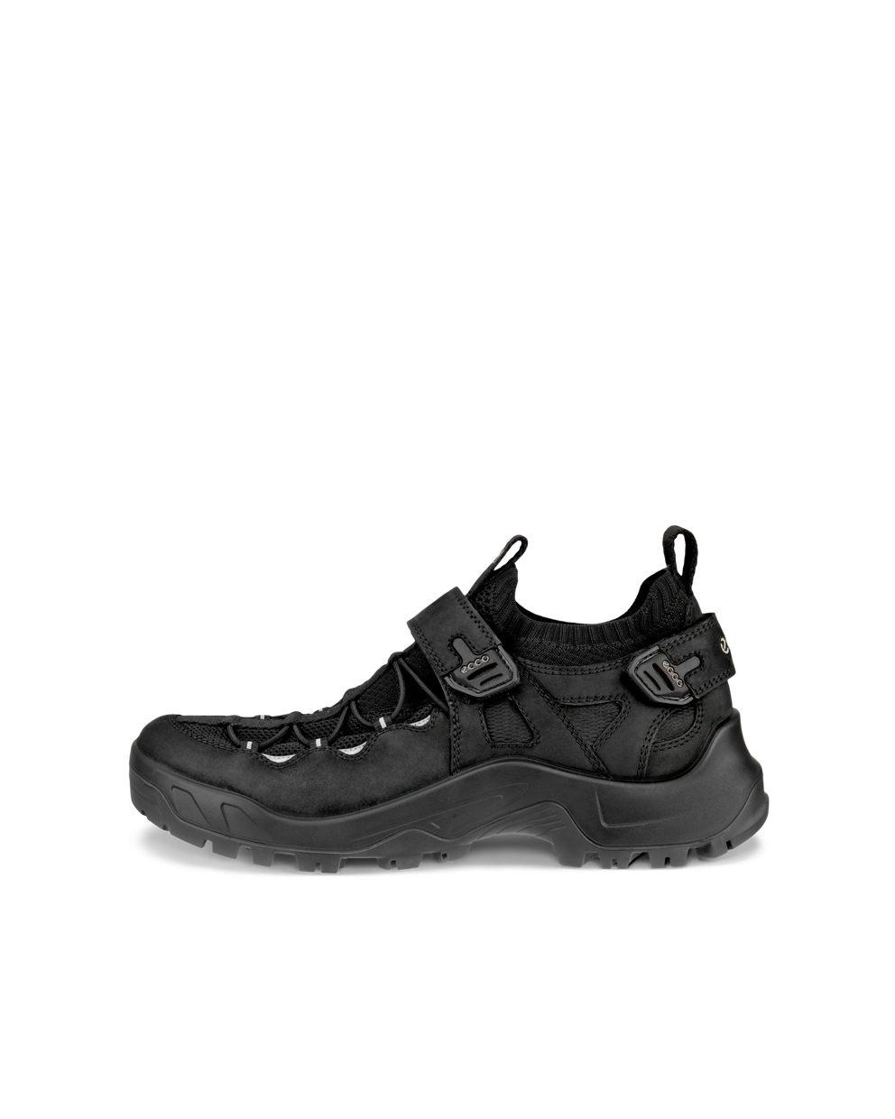 Men's ECCO® Offroad Nubuck Outdoor Shoe - Black - Outside