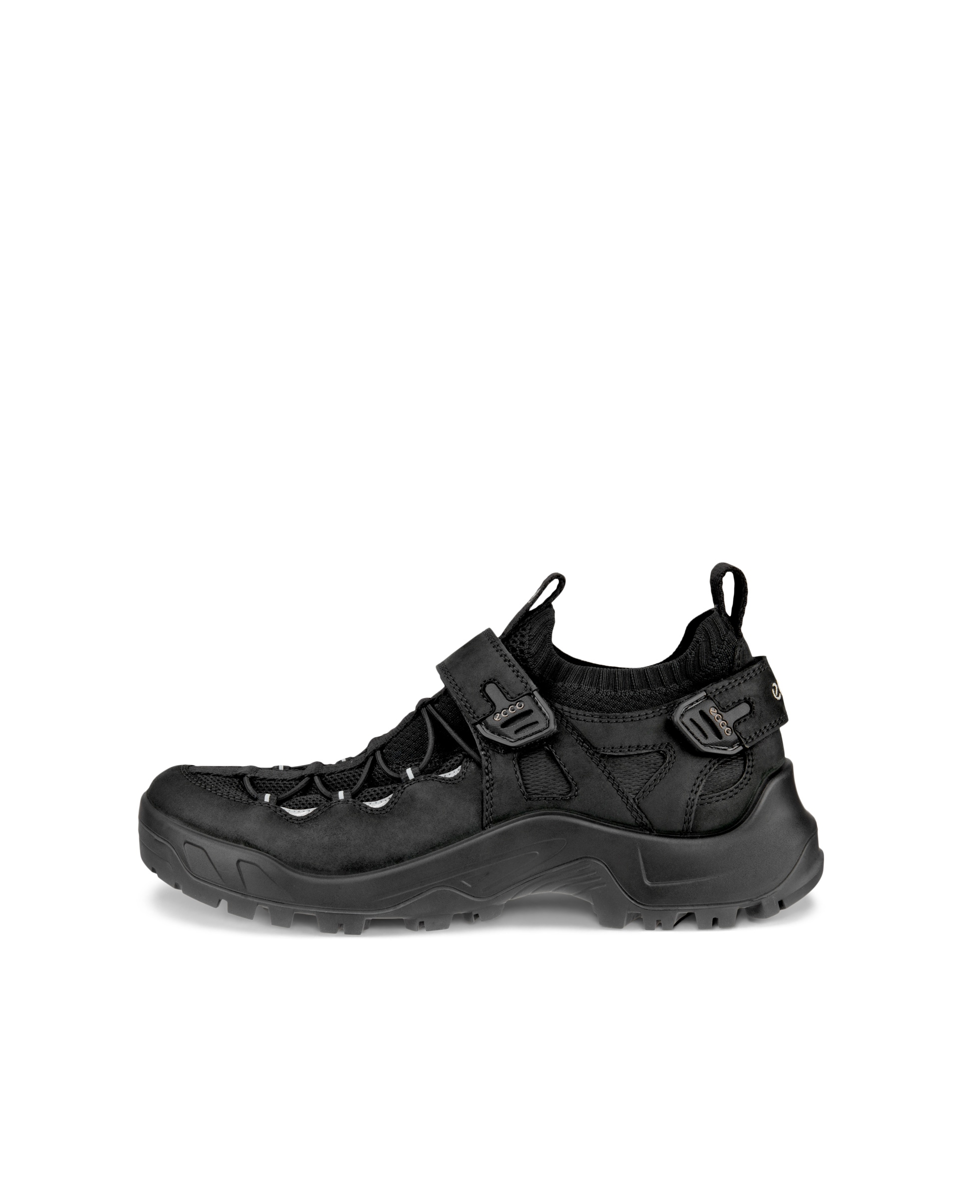 Men's ECCO® Offroad Nubuck Outdoor Shoe - Black - Outside