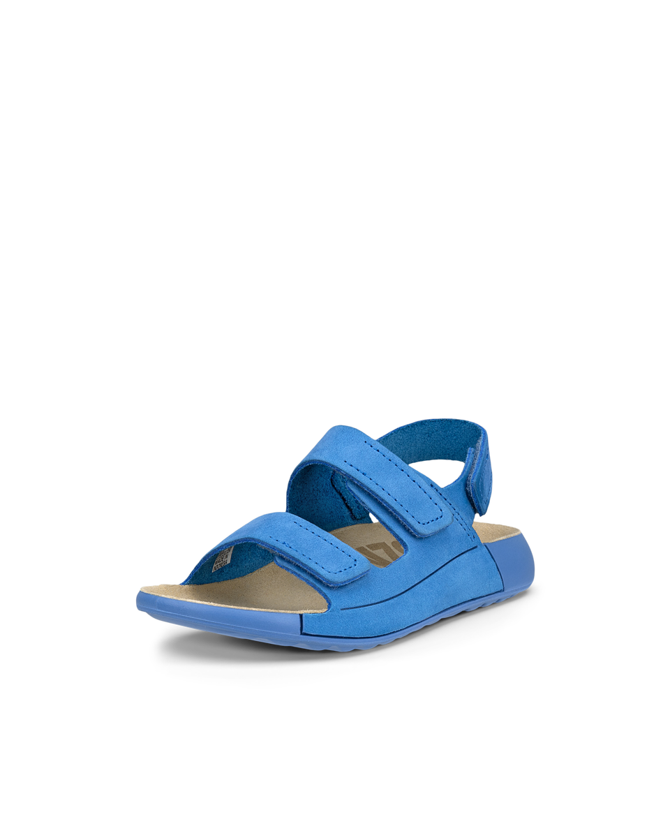 ECCO® Cozmo rihmadega nubuknahast sandaalid lastele - Sinine - Main