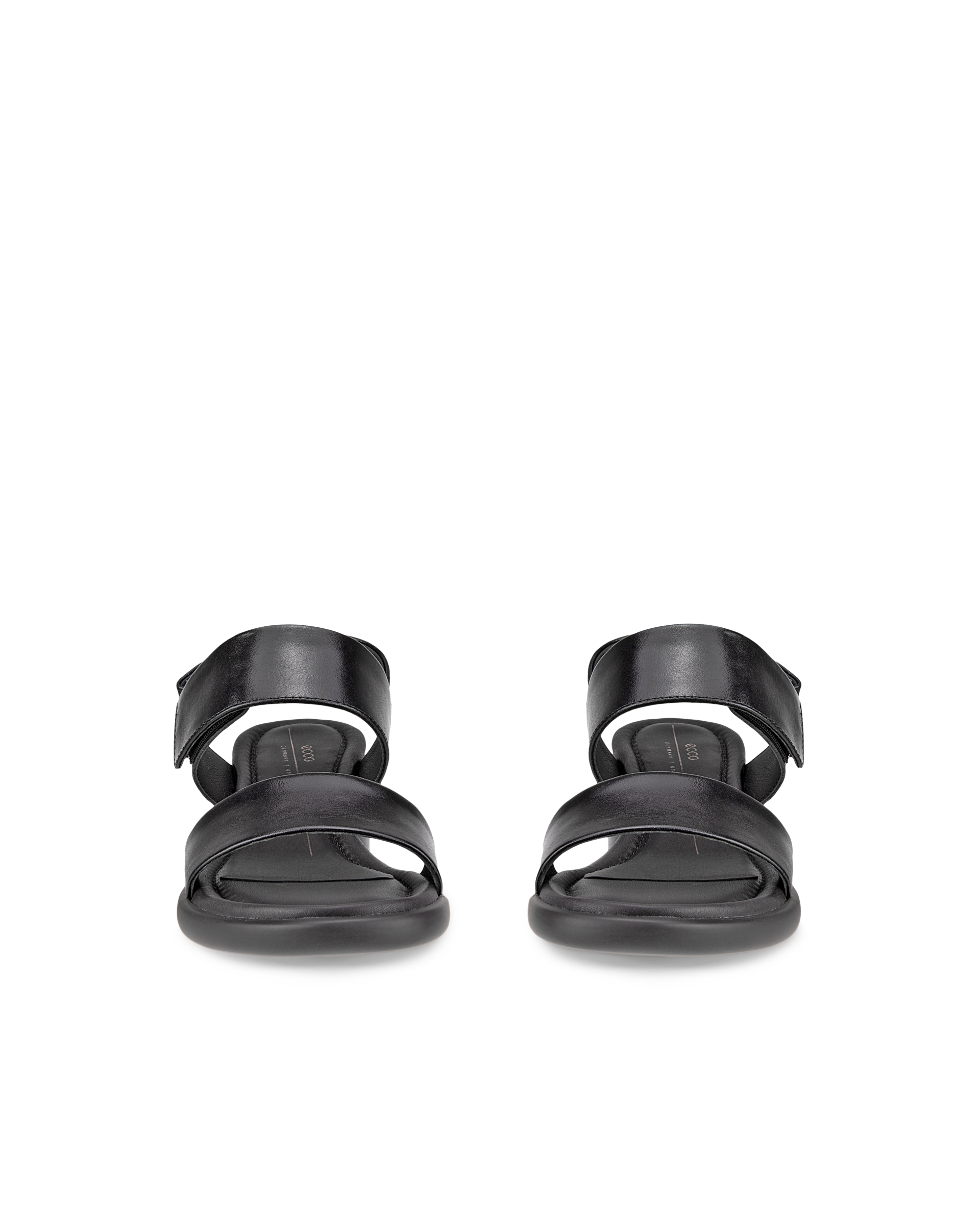 여성용 ECCO® Sculpted Sandal LX 35 가죽 힐 샌들 - Black - Front pair