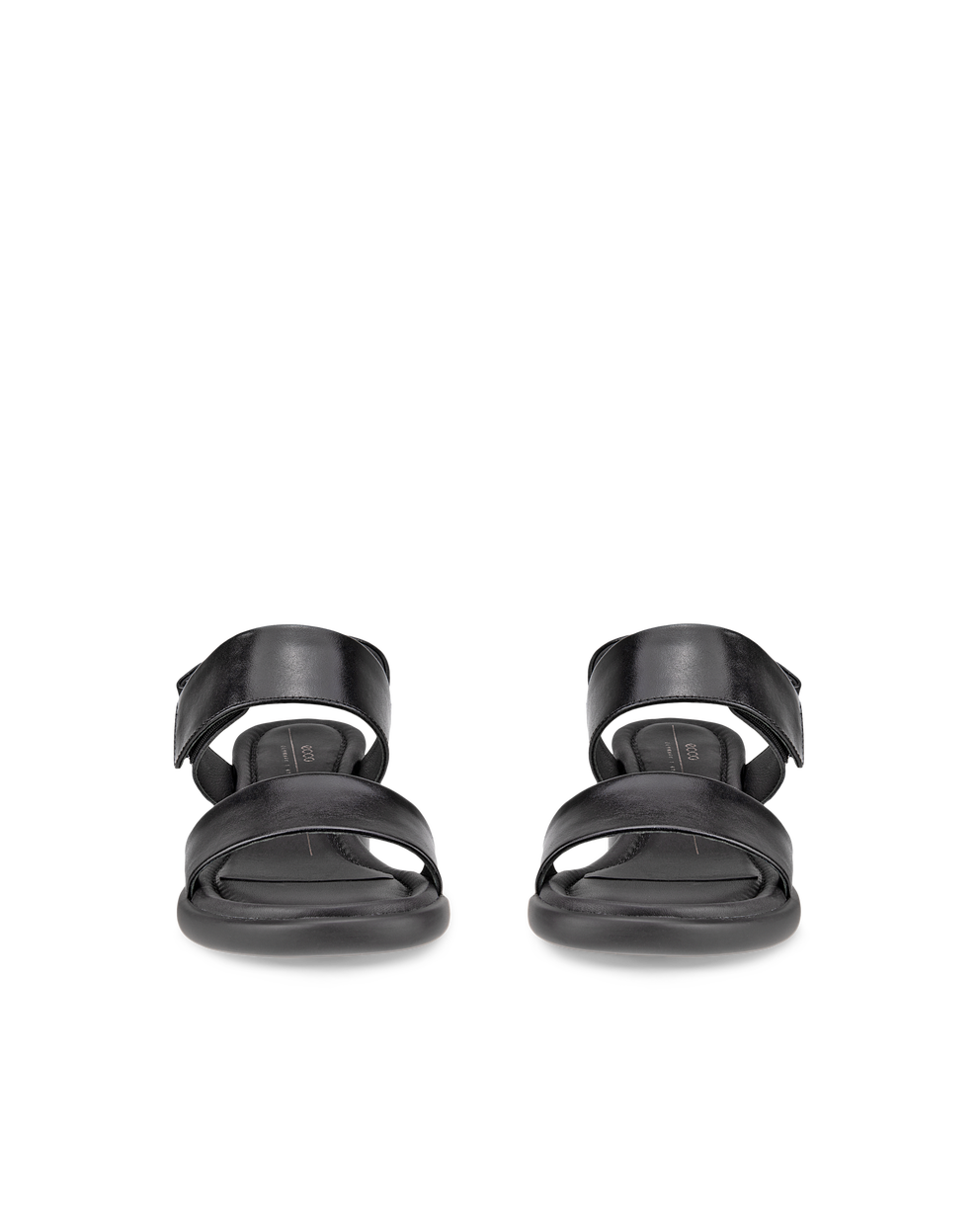 여성용 ECCO® Sculpted Sandal LX 35 가죽 힐 샌들 - Black - Front pair