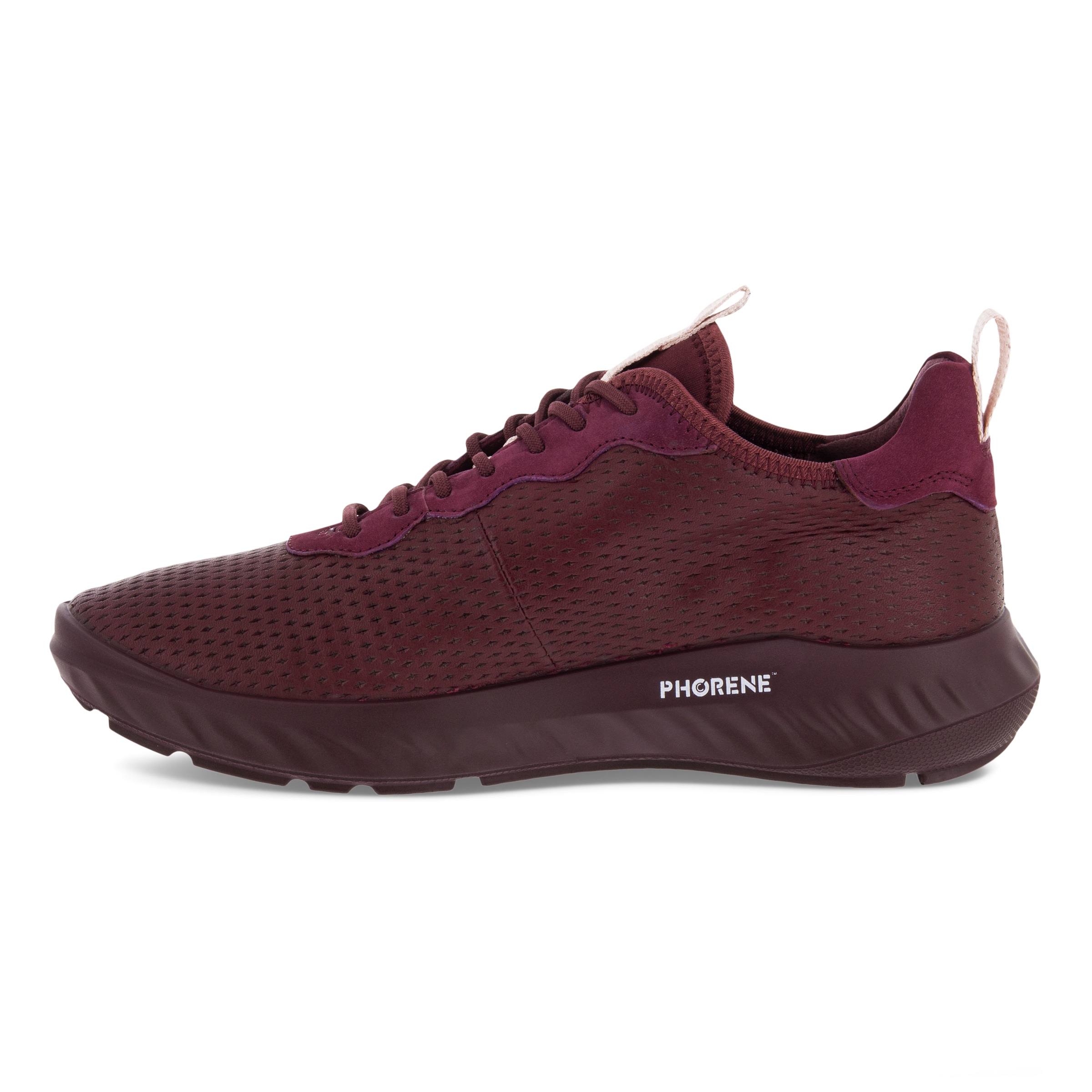 ECCO Women's Ath-1F Street Style Leather Sneakers - Red - Inside
