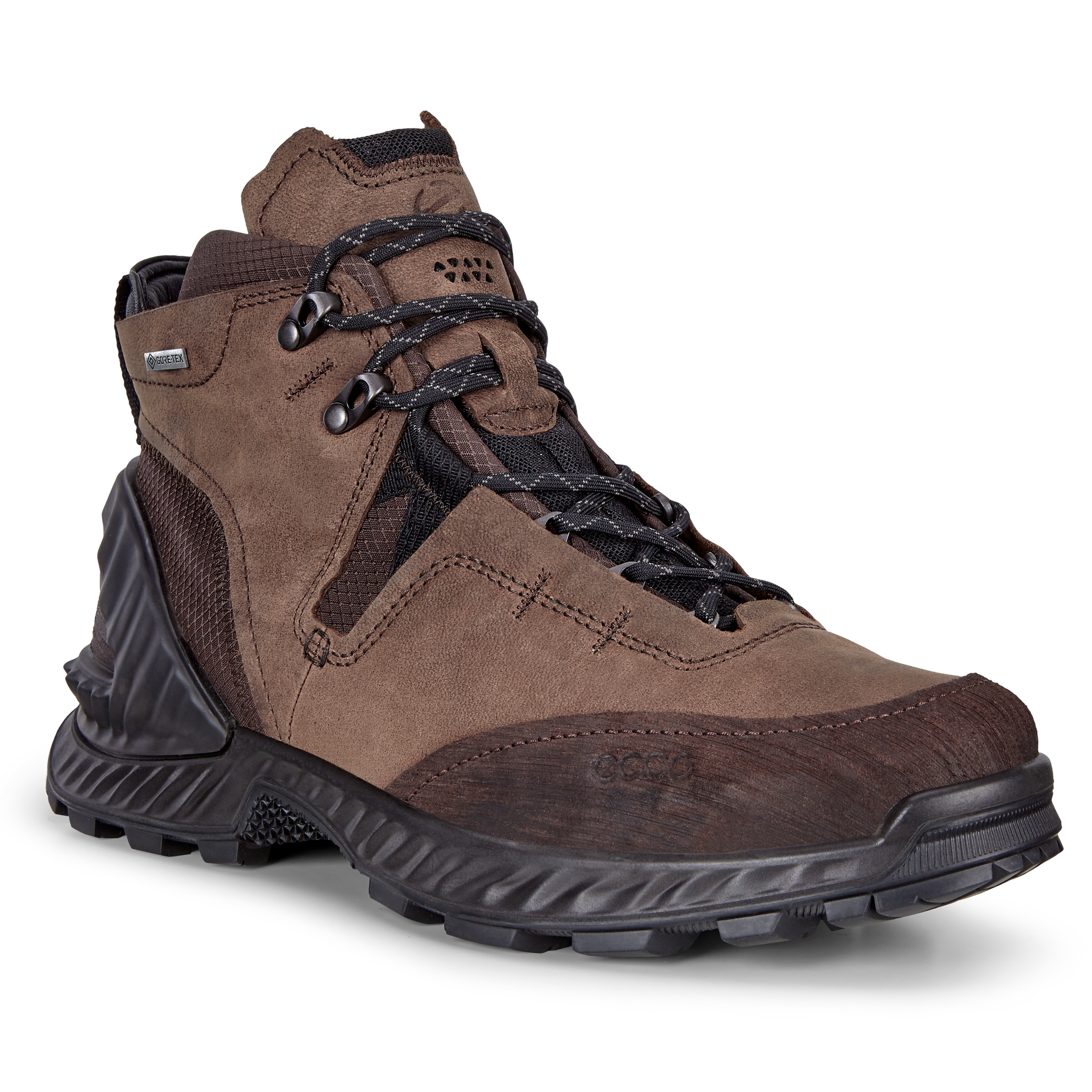 Botas de montaña de caña media Gore-Tex ECCO® Exohike para hombre - Marrón - Main