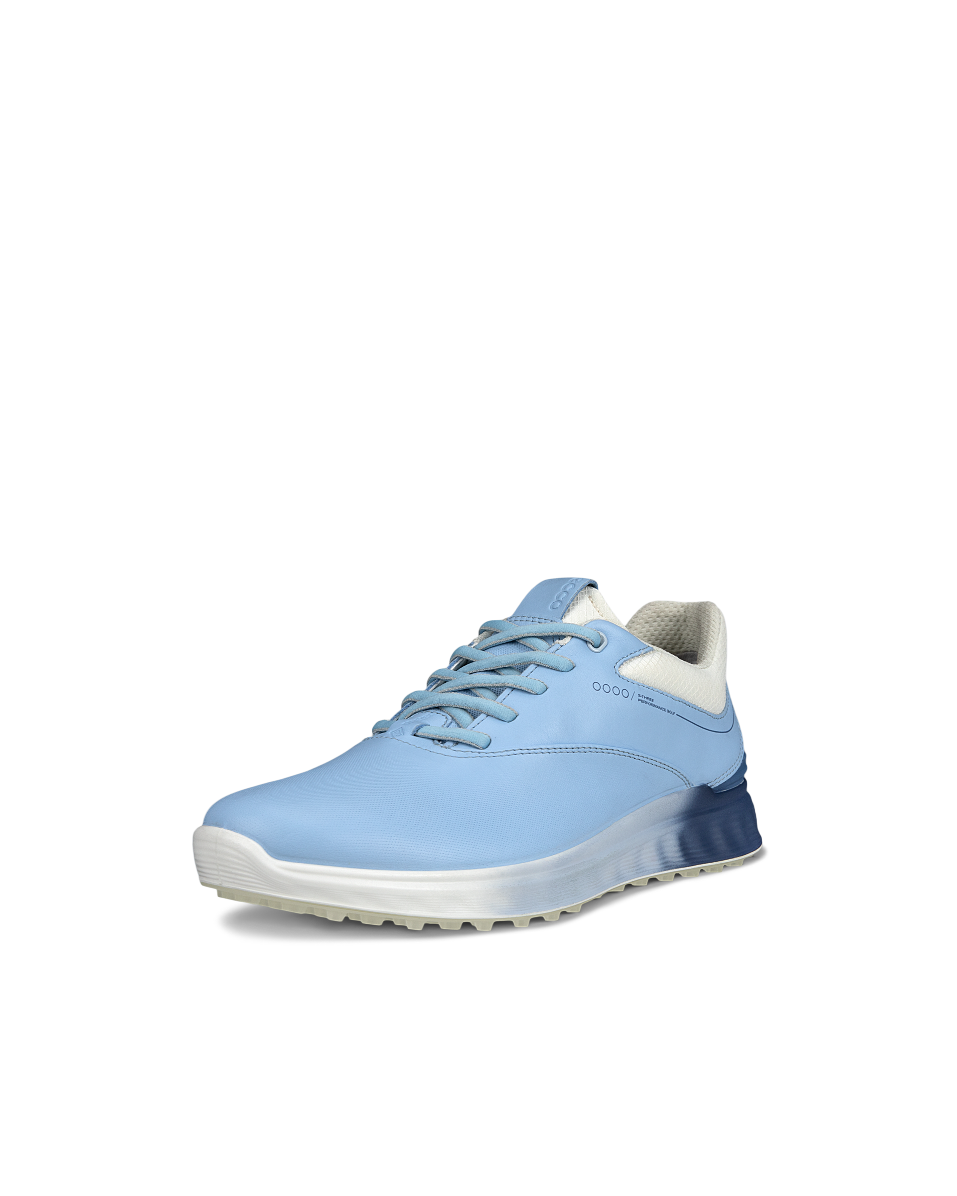 ECCO® Golf S-Three chaussure de golf en cuir Gore-Tex pour femme - Bleu - Main