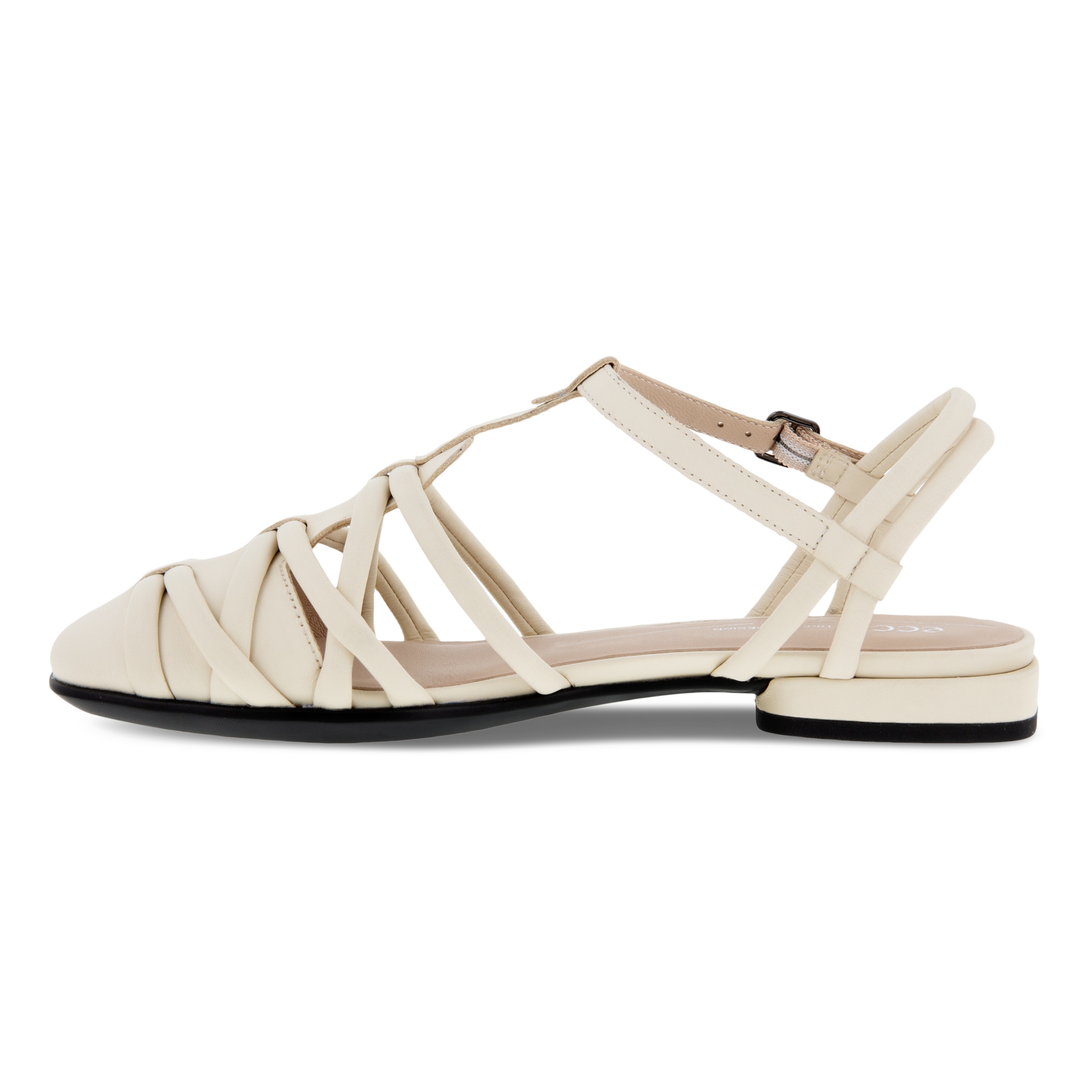 ECCO Women's Anine Squared Fisherman Sandals - Beige - Inside