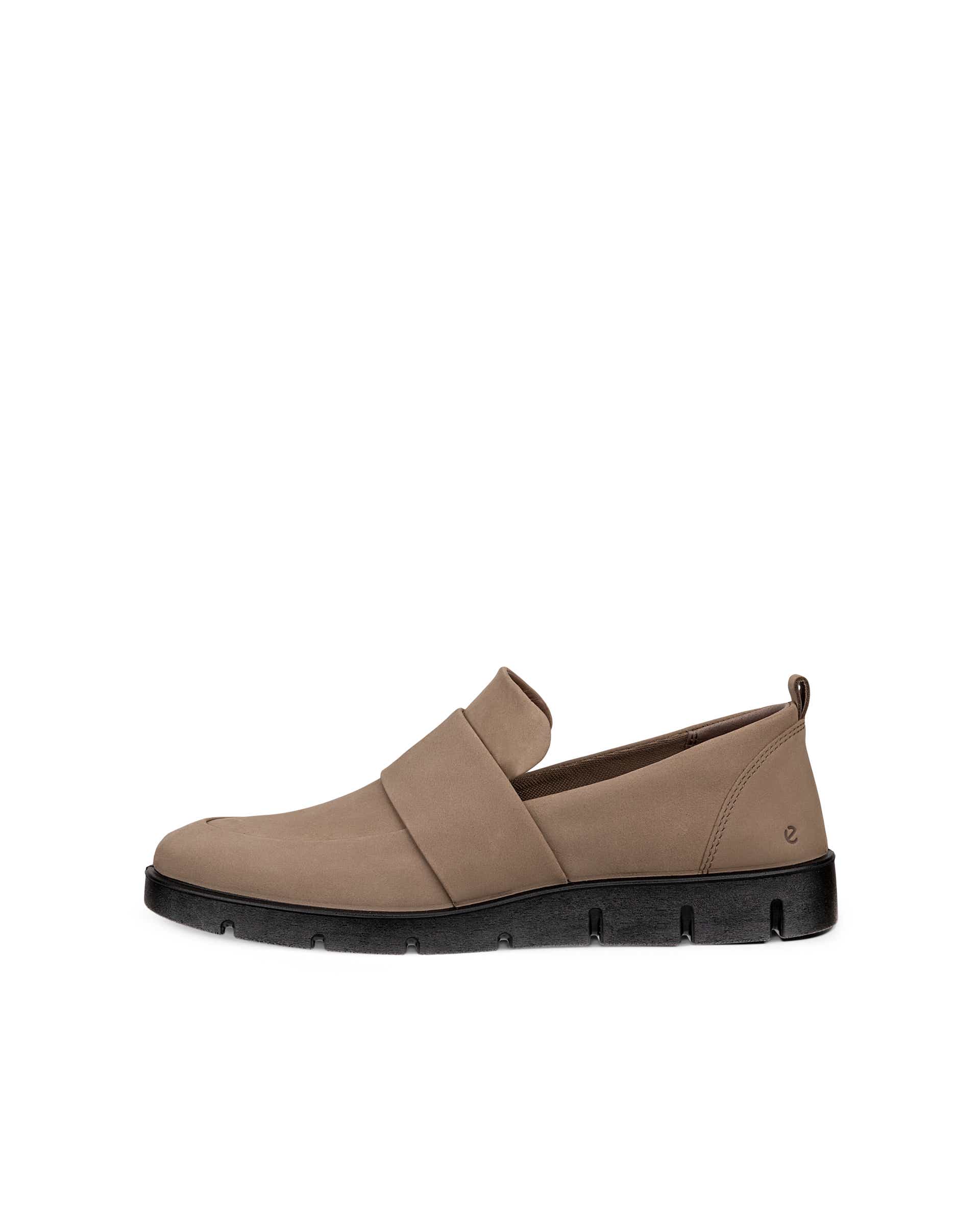 ECCO® BELLA dames nubuck loafer - Bruin - Outside
